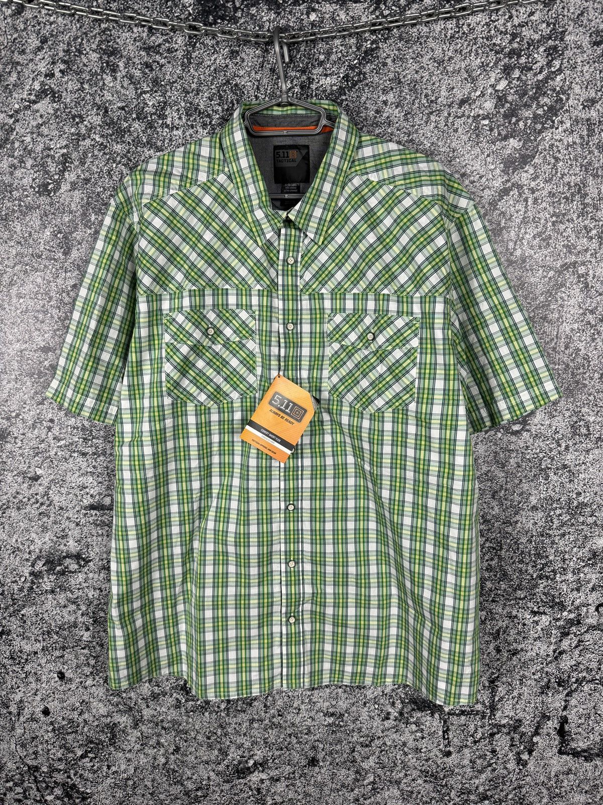 5.11 5.11 Tactical Covert Short Sleeve Shirt Flex Army USA XL Size US XL / EU 56 / 4 - 1 Thumbnail