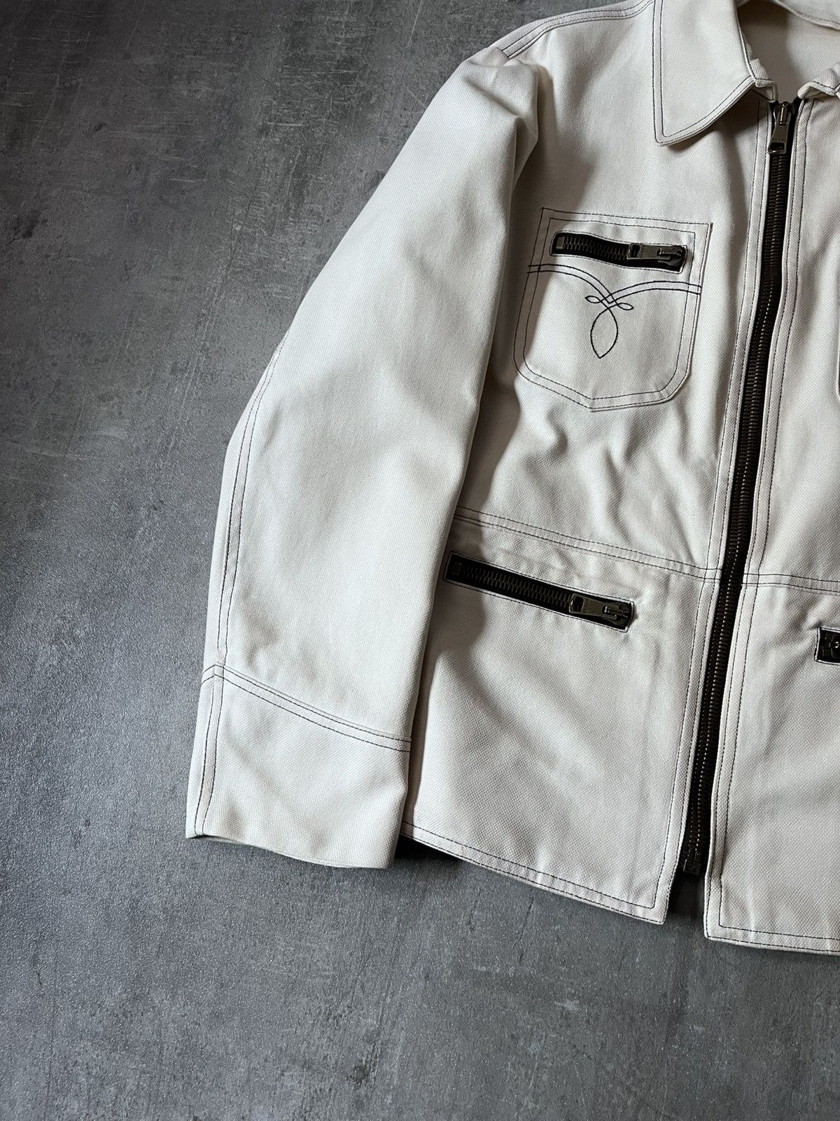 Gucci Gucci by Tom Ford western denim jacket cream Size US M / EU 48-50 / 2 - 2 Thumbnail