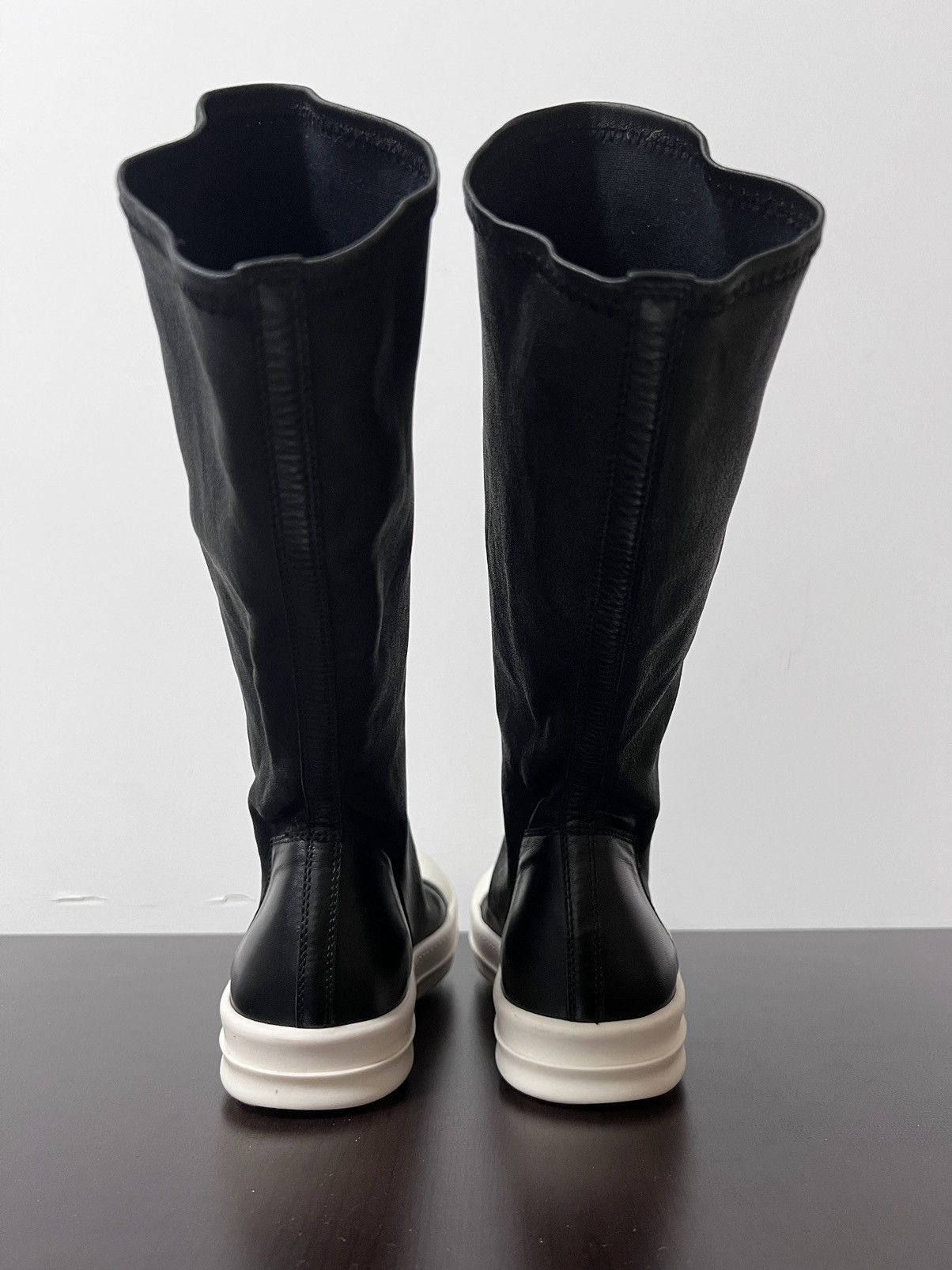 Rick Owens Rick owens mainline leather mid sock boots sz37 Size US 7 / IT 37 - 6 Thumbnail