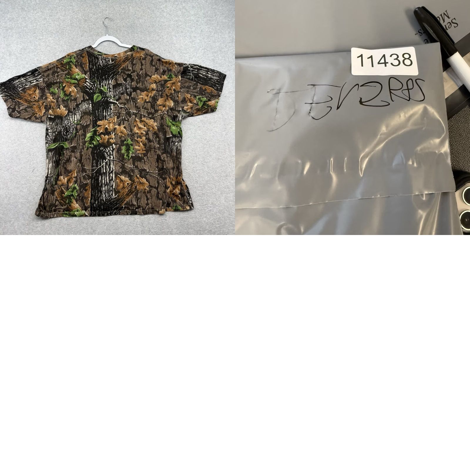 Jerzees VINTAGE Jerzees Outdoors T-Shirt XL Camouflage Crew Neck Men Bigwoods 90s Camo USA Size US XL / EU 56 / 4 - 8 Thumbnail