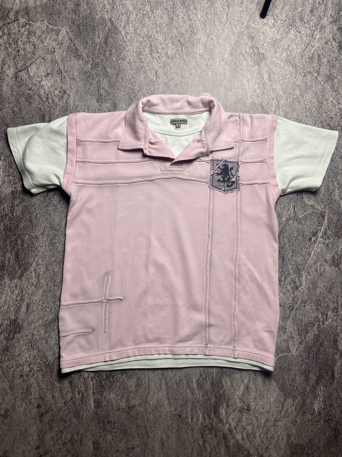Japanese Brand Y2K archival Avant Garde japan blokecore style Polo Tee Size US M / EU 48-50 / 2 - 1 Thumbnail