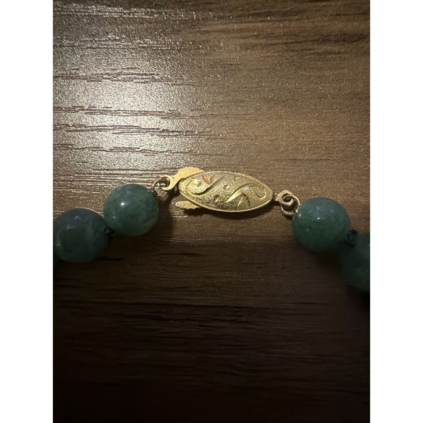 The Unbranded Brand Peruvian Turquoise Jade Beaded Necklace Sterling Silver Size ONE SIZE - 8 Thumbnail
