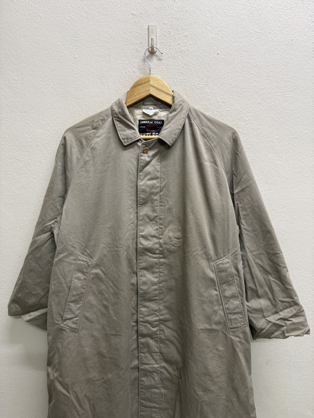Japanese Brand Vintage Tanaka Coat Wetless Long coat Jacket Size US M / EU 48-50 / 2 - 19 Thumbnail