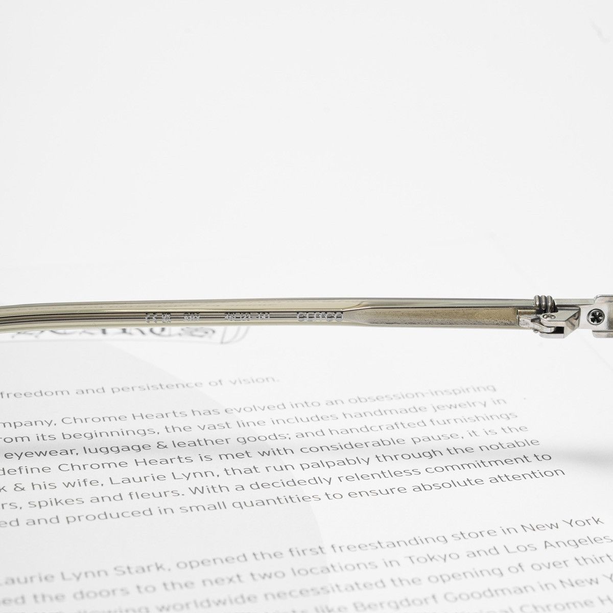 Chrome Hearts CHROME HEARTS CLITCO ARMY GLASSES Size ONE SIZE - 5 Thumbnail