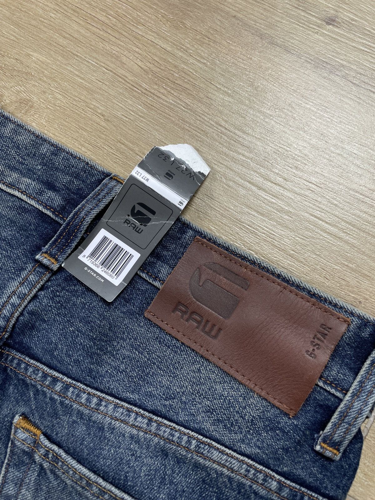 G-Star NEW!!! G-Star RAW 3301 Tapered Denim Jeans Size US 27 - 9 Thumbnail