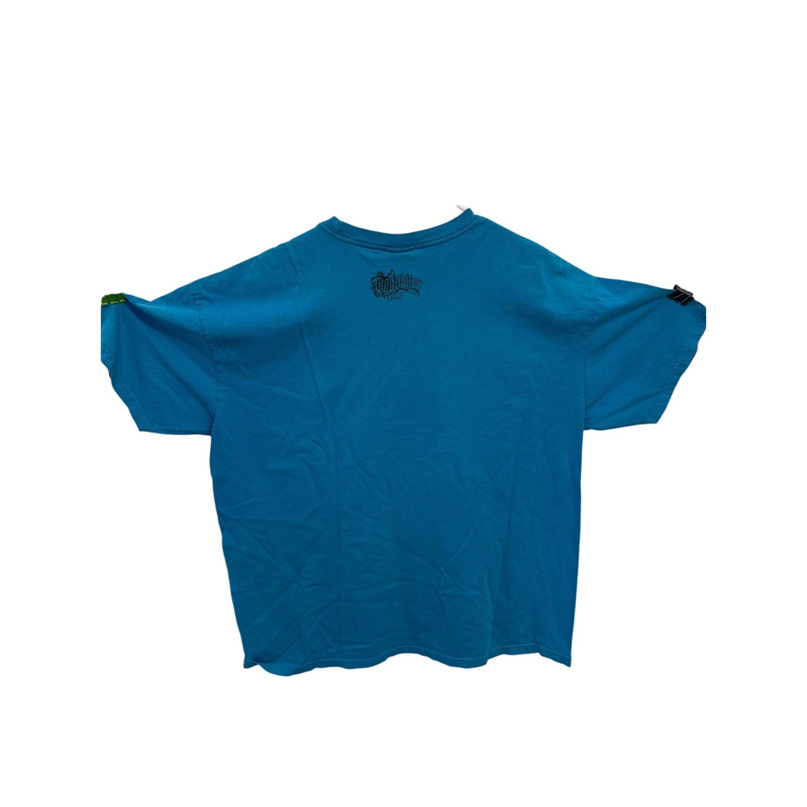 Quiksilver Y2K Quiksilver off center logo bright blue shirt Size US XL / EU 56 / 4 - 5 Thumbnail