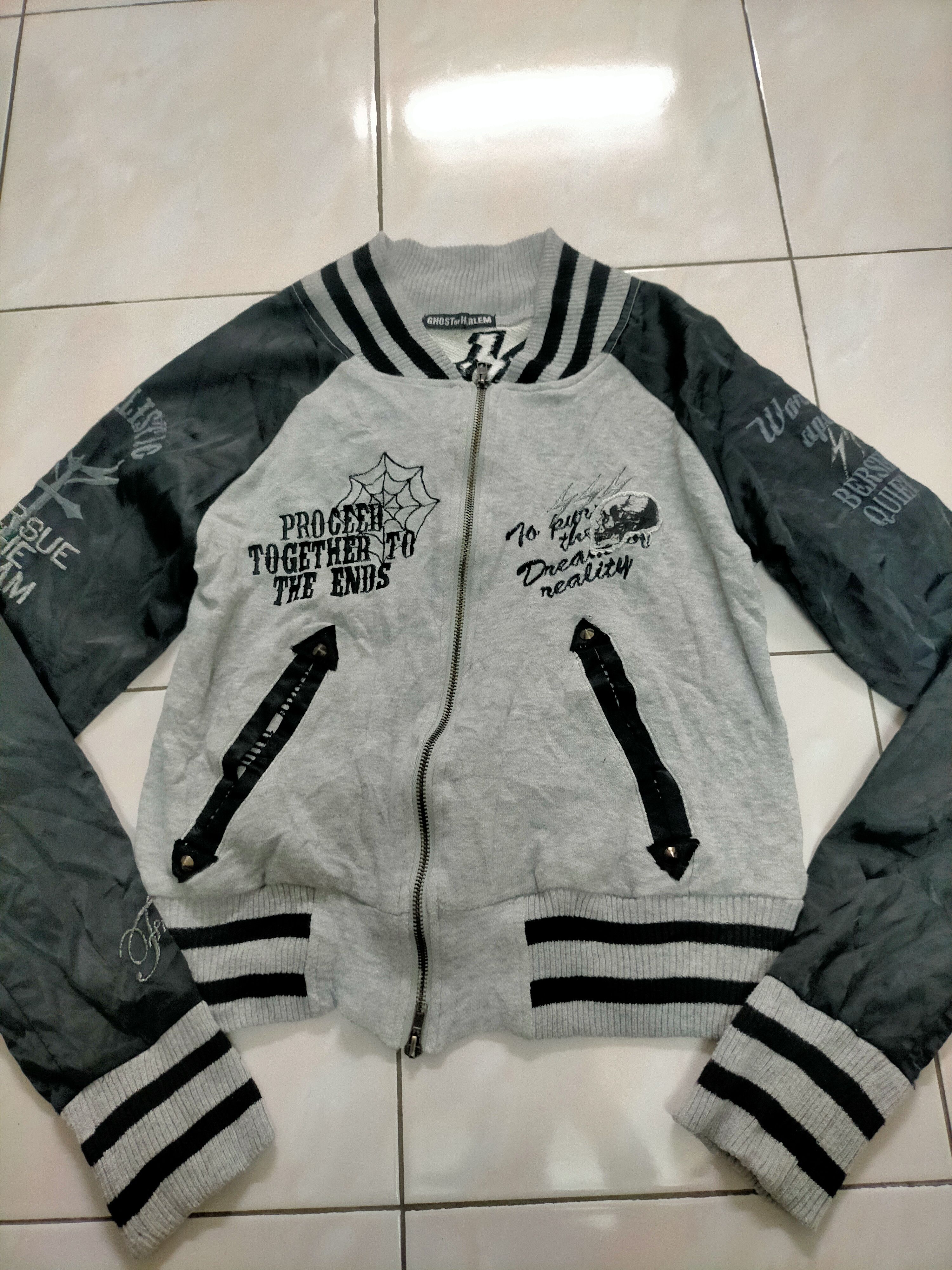 Japanese Brand Ghost Of Harlem Varsity Punk Jacket Size S / US 4 / IT 40 - 2 Thumbnail