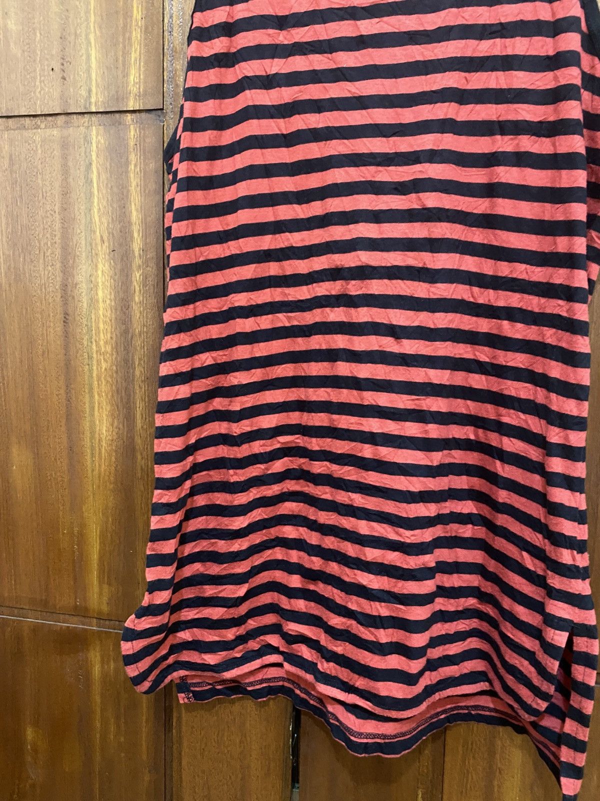 14th Addiction Japanese Blackred Striped Tanktop vkei avantgarde Size US S / EU 44-46 / 1 - 3 Thumbnail