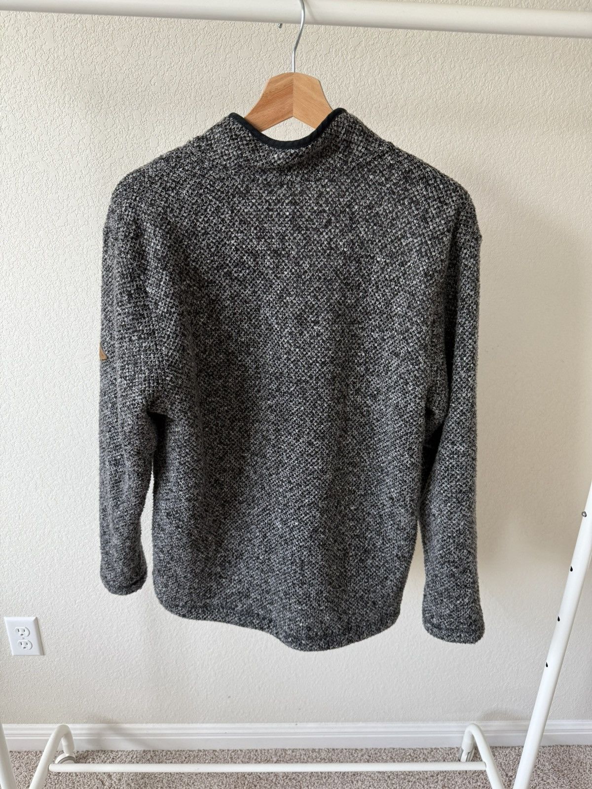 Orvis Fleece Lined 1/4 Zip Knit Sweater Size US M / EU 48-50 / 2 - 6 Thumbnail