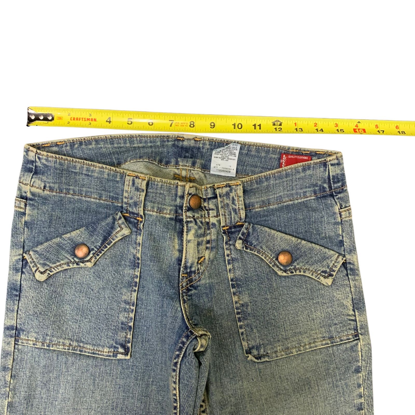 Levi's Levi's Retro Flare Too Super Low Rise Jeans | Women's 30" Size 30" / US 8 / IT 44 - 4 Thumbnail