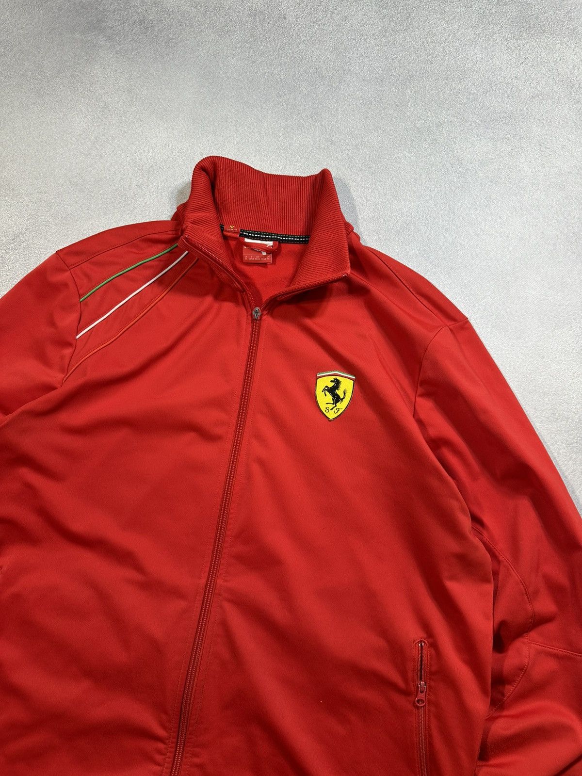 Ferrari Puma Ferrari F-1 Racing Track Jacket Sz XL Size US XL / EU 56 / 4 - 4 Thumbnail