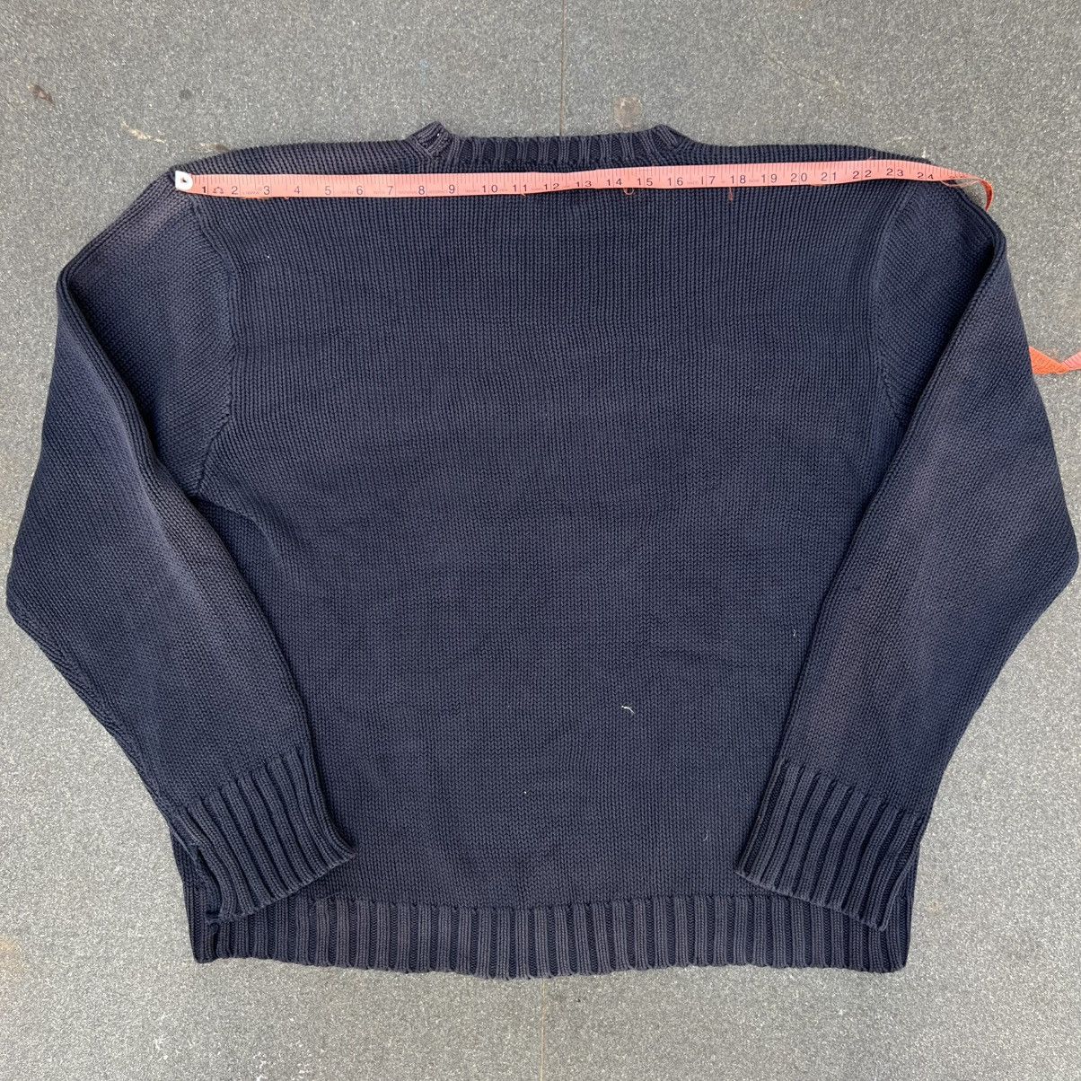 Designer × Polo Ralph Lauren × Vintage Vintage Polo Ralph Lauren American Flag Knit Sweater Size US L / EU 52-54 / 3 - 8 Thumbnail