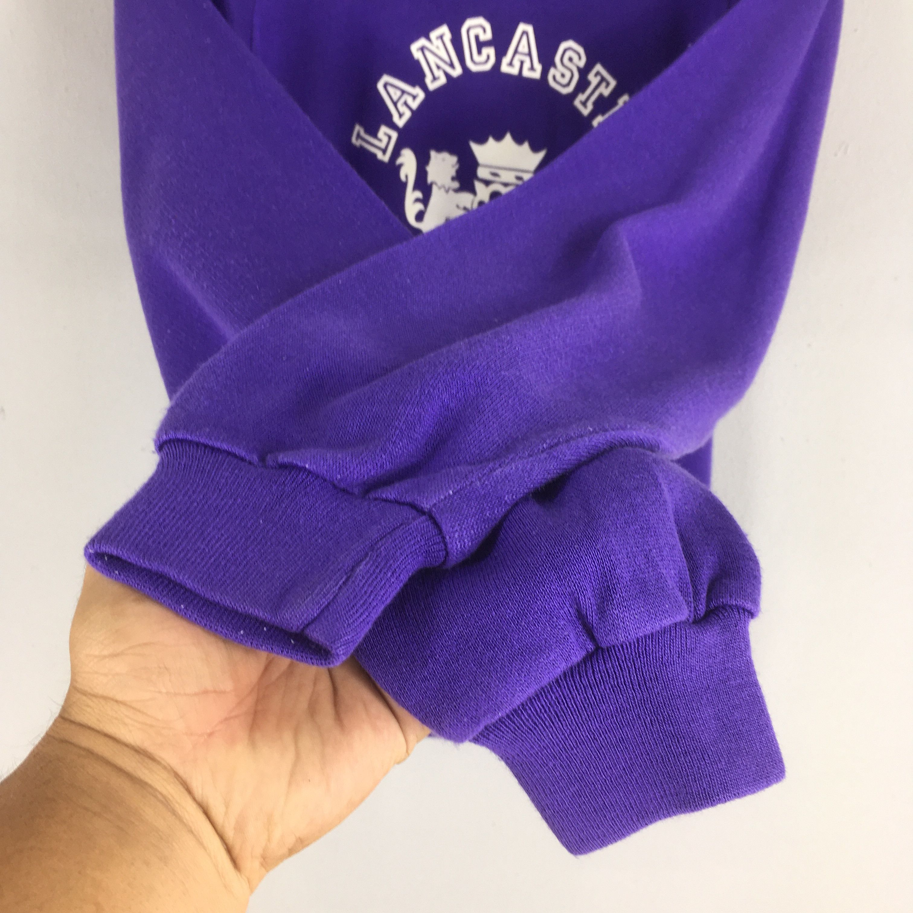 Vintage Vintage 90s Lancaster University Sweatshirt Large Size US L / EU 52-54 / 3 - 4 Thumbnail