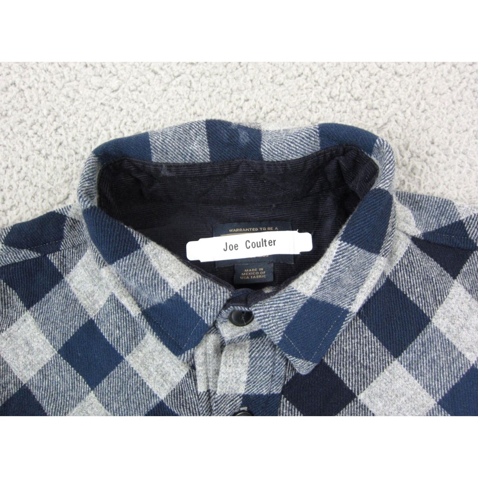 Pendleton Pendleton Weston Flannel Shirt Mens Large Blue 100% Wool Button Up Size US L / EU 52-54 / 3 - 3 Thumbnail