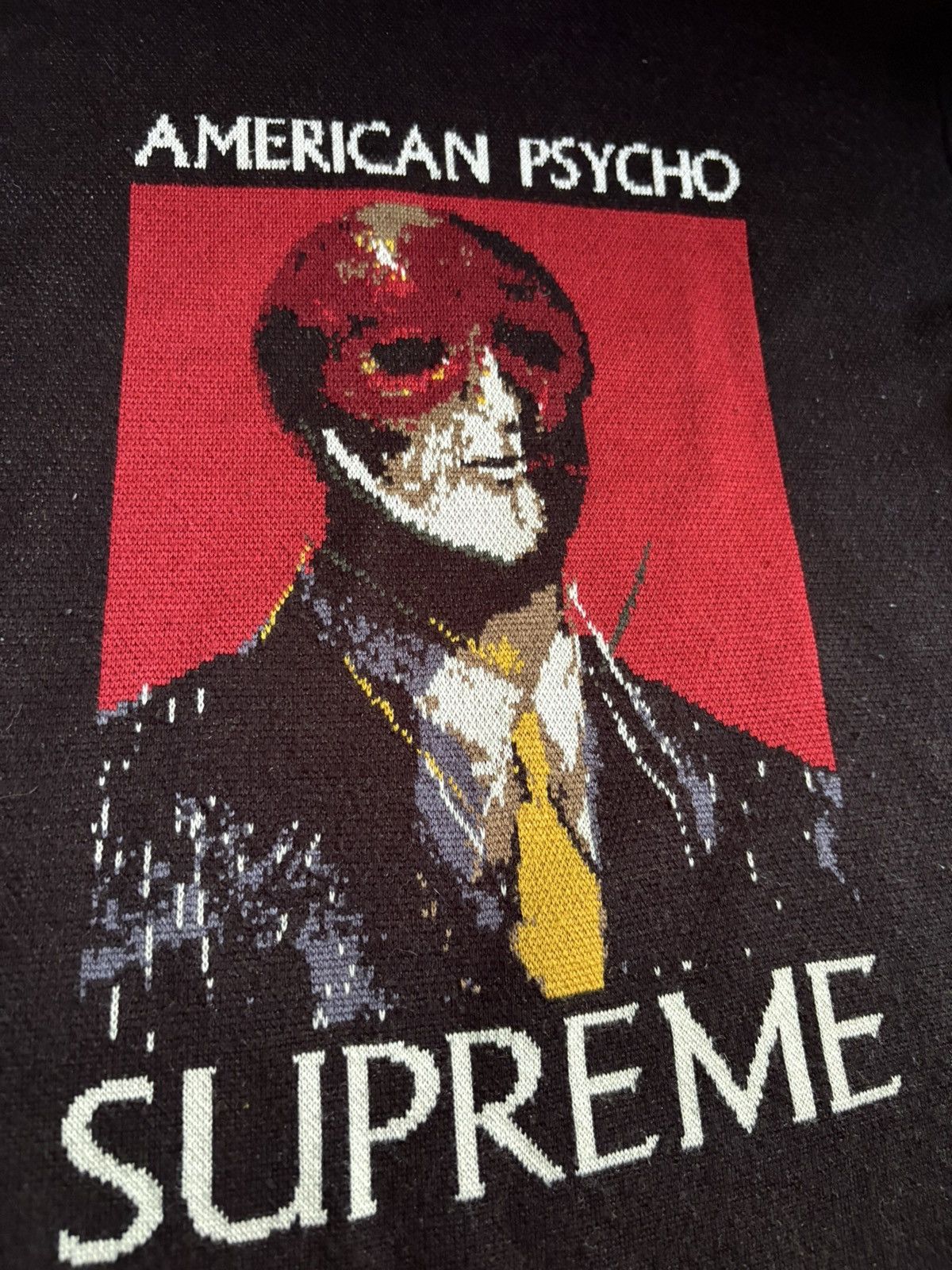 Supreme Supreme ‘American Psycho’ Crewneck FW23 - Black Size US M / EU 48-50 / 2 - 2 Thumbnail