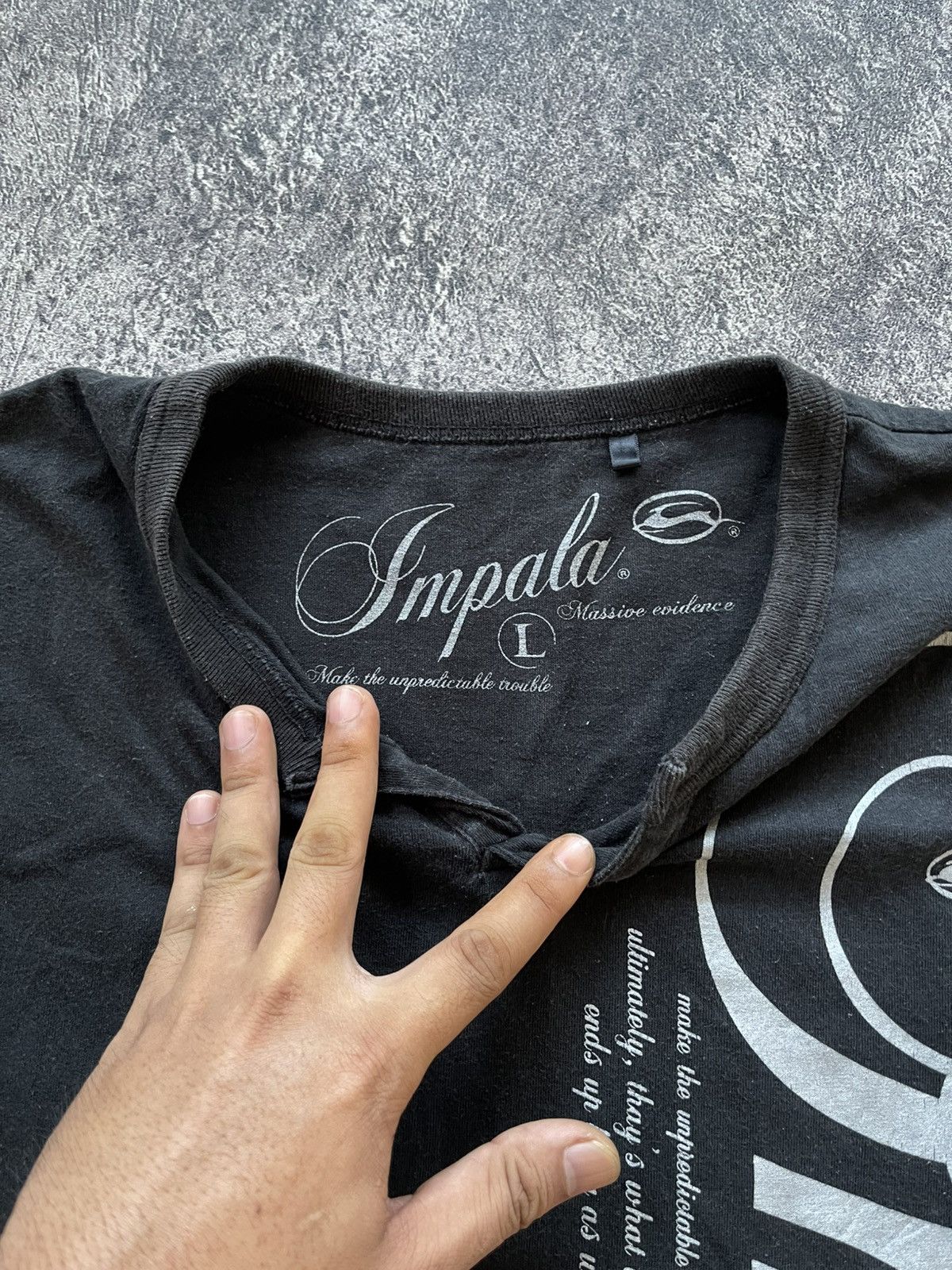 Japanese Brand Y2K Impala poem ifsixwasnine style tshirt Size US L / EU 52-54 / 3 - 6 Thumbnail