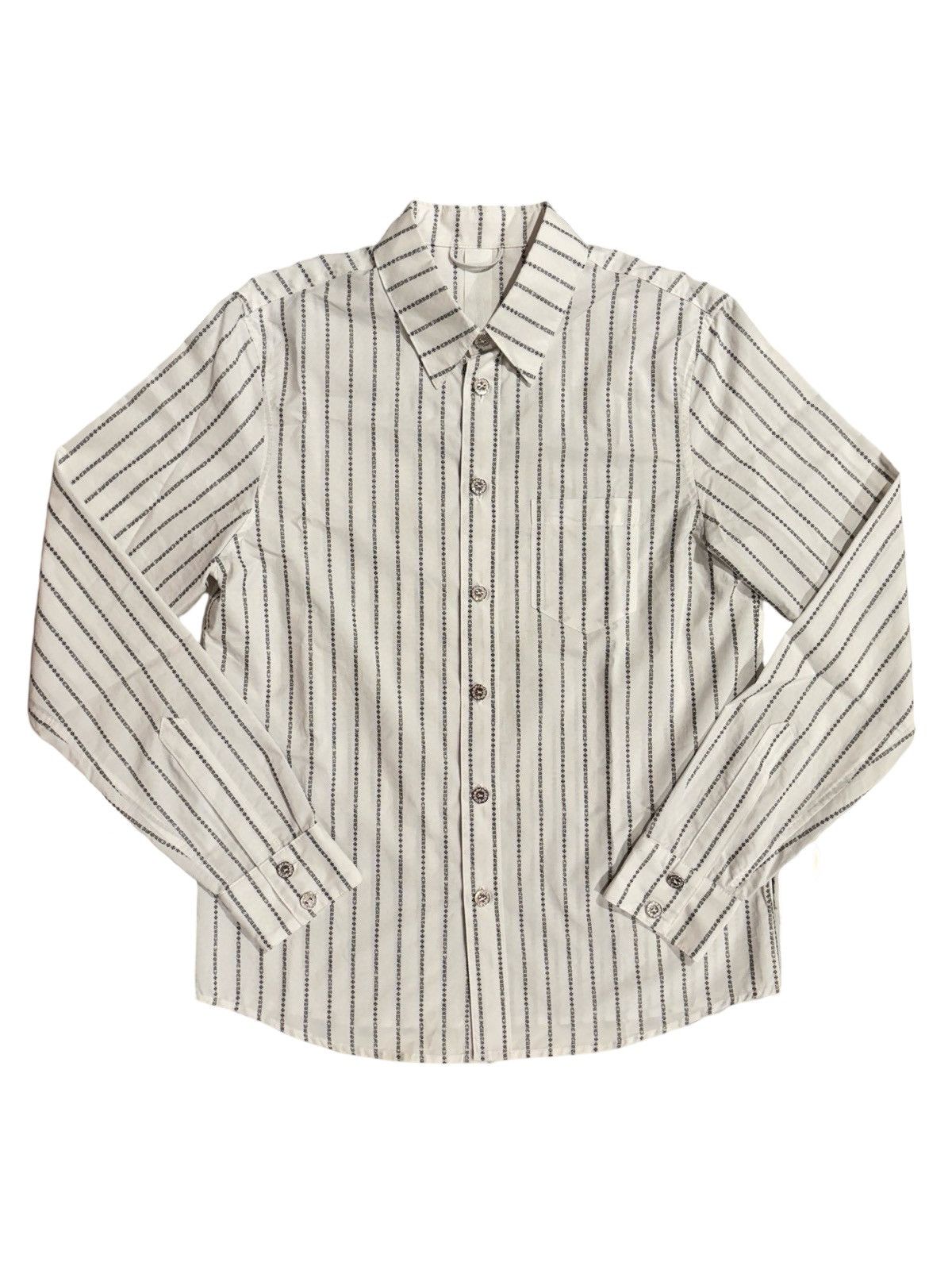 Loose ends pin stripe button up shirt