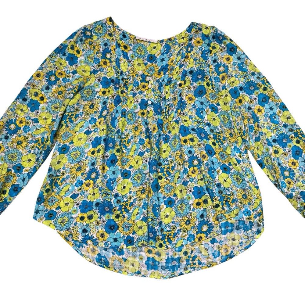 Other Jane and Delancey Floral Rayon Long Sleeve Shirt Size S Size S / US 4 / IT 40 - 5 Thumbnail
