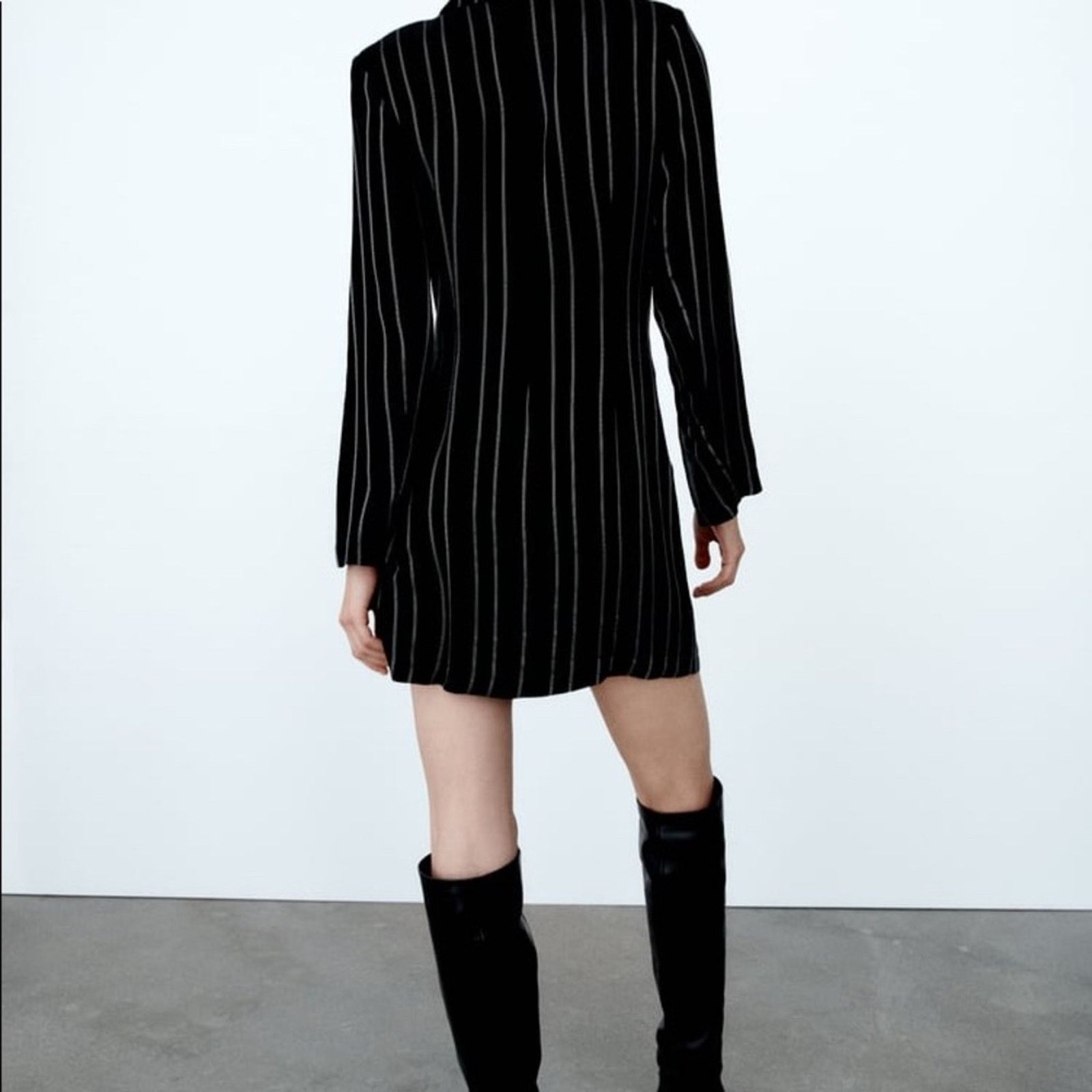 Zara ZARA BLOGGER FAVORITE STRIPED BLAZER DRESS SPECIAL EDITION Size XS / US 0-2 / IT 36-38 - 8 Thumbnail