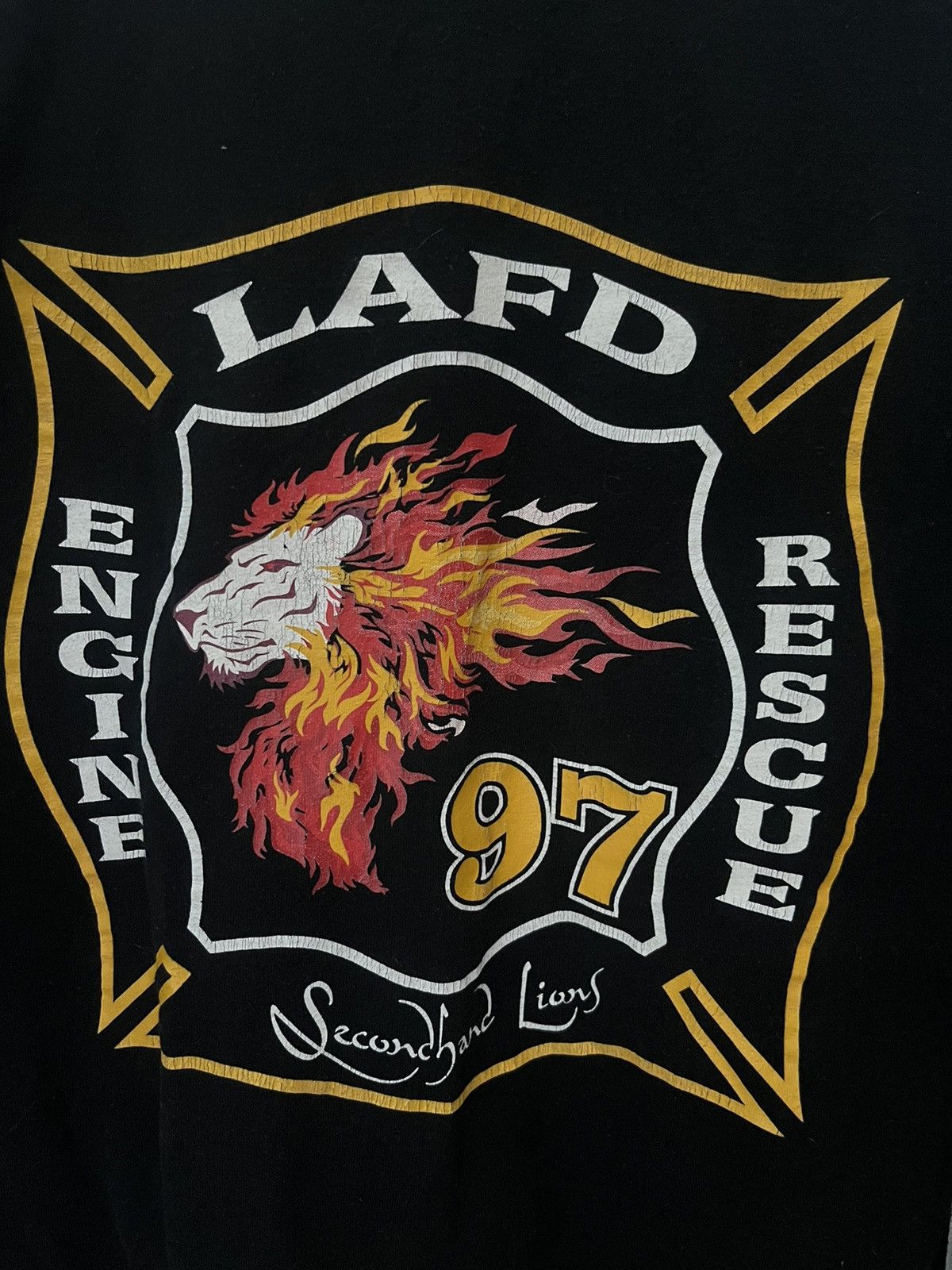 Vintage Vintage LAFD 98 Long sleeve shirt Size US L / EU 52-54 / 3 - 3 Thumbnail