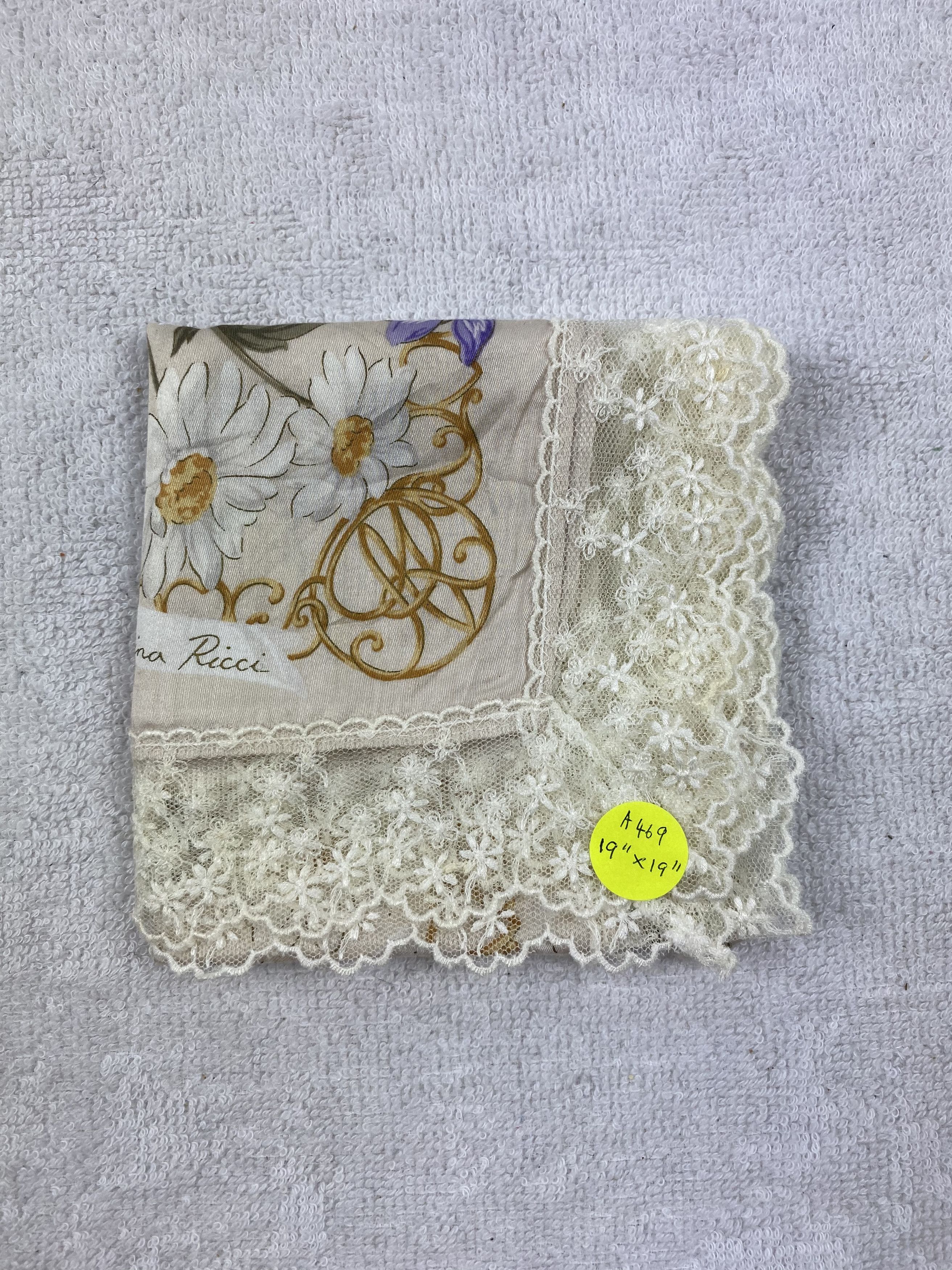Nina Ricci × Vintage Nina Ricci Handkerchief / Bandana / Neckerchief Size ONE SIZE - 7 Thumbnail