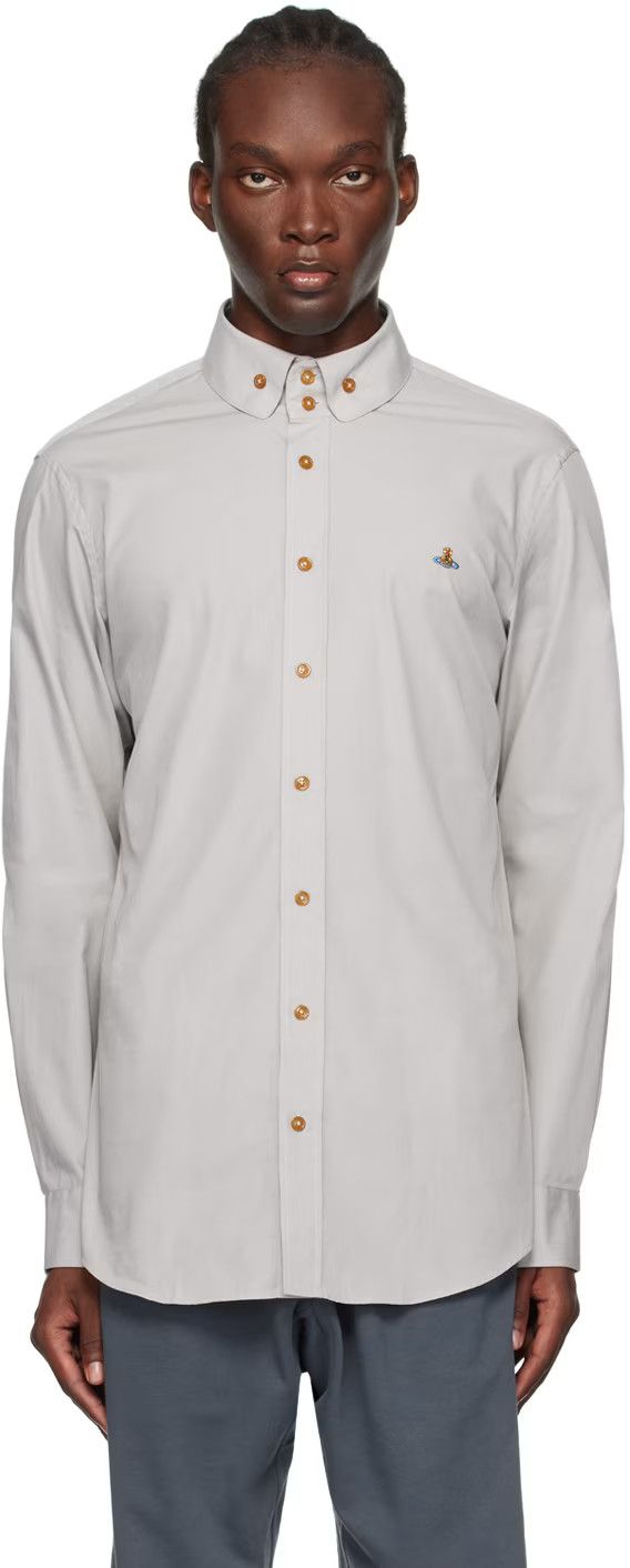 Vivienne Westwood o1f1d3z0525 Krall Shirt in Gray Size US M / EU 48-50 / 2 - 1 Thumbnail