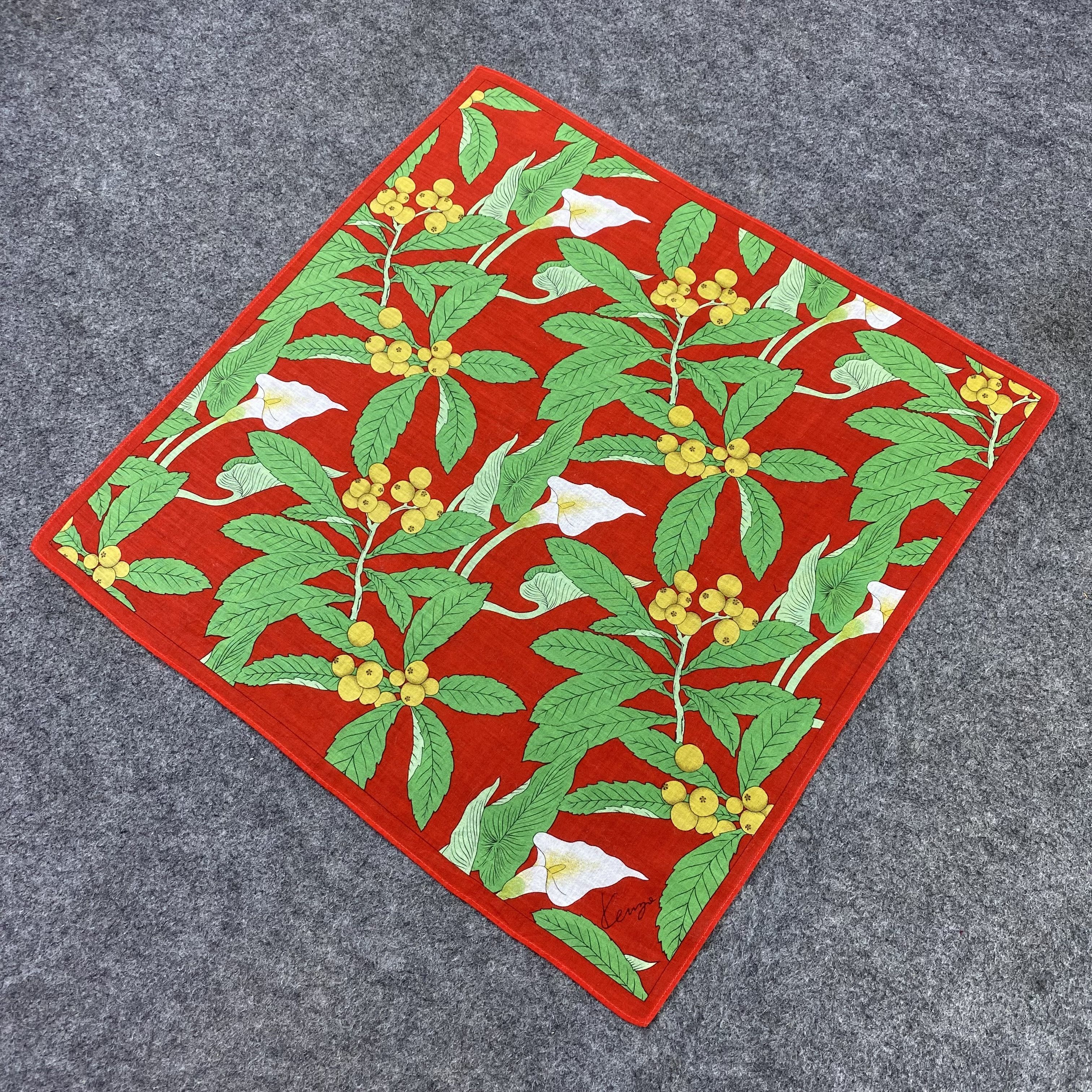 Kenzo Kenzo Handkerchief Neckerchief Bandana-B1825 Size ONE SIZE - 4 Thumbnail