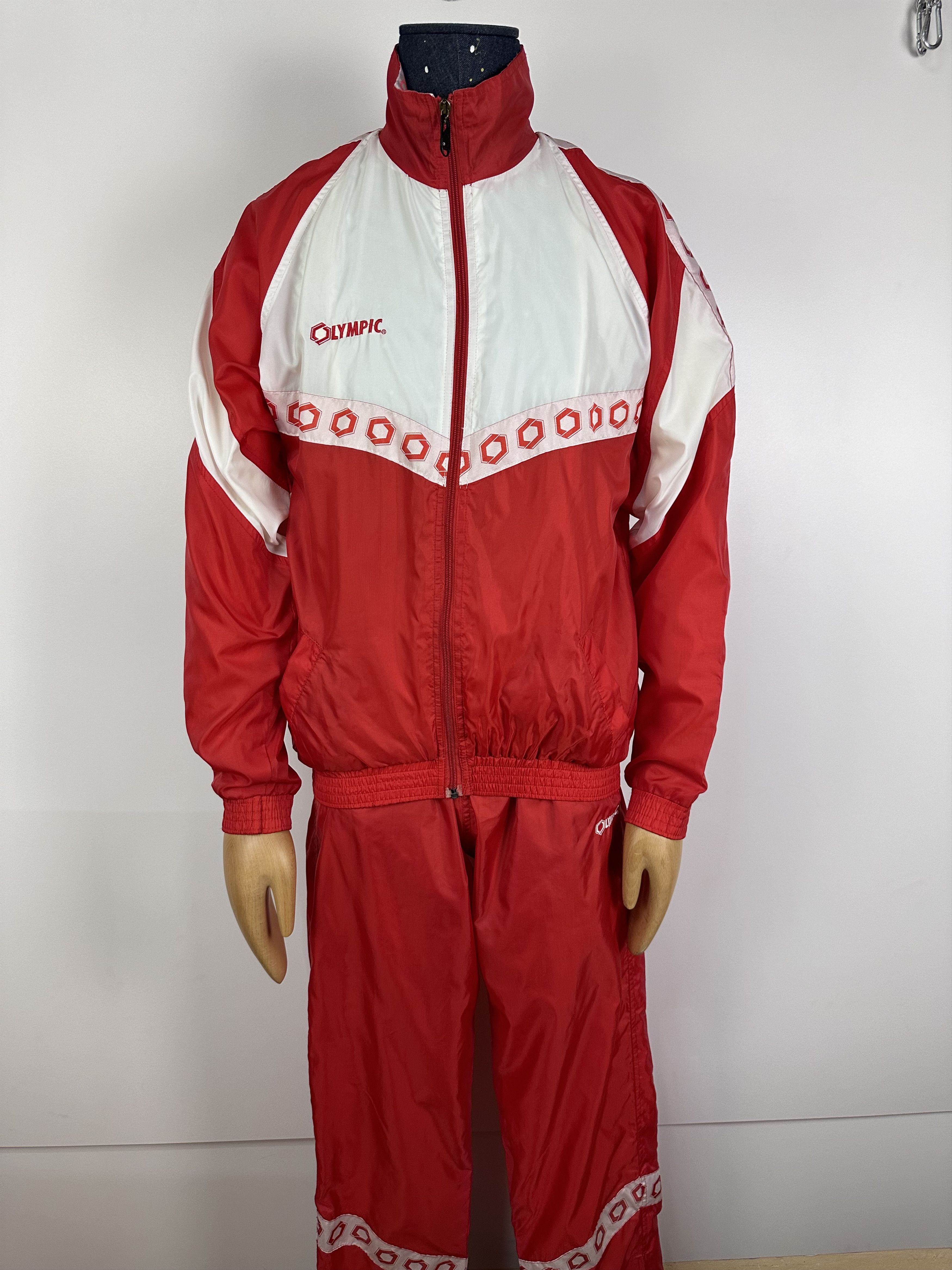 Vintage SL BENFICA PORTUGAL Football Soccer Tarck Suit 1994 Olympic Size US L / EU 52-54 / 3 - 1 Thumbnail
