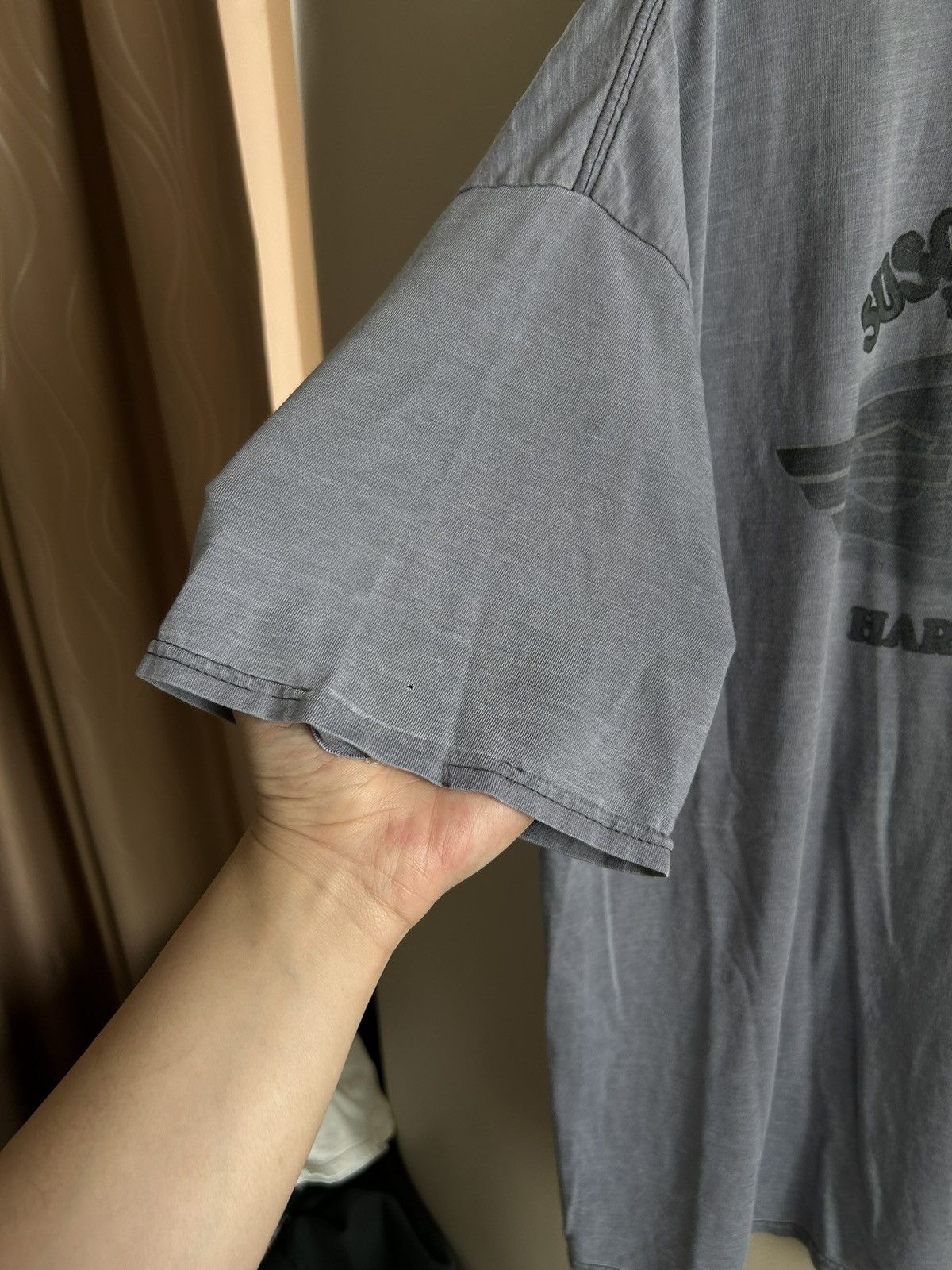 Vintage Vintage Harley Davidson Shirt Thrashed Fader West Coast Size US XL / EU 56 / 4 - 10 Thumbnail