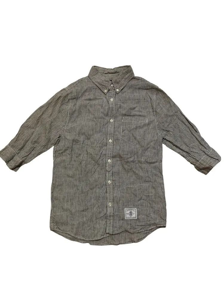 GOSTAR DE FUGA GOSTAR DE FUGA LINEN HICKORY STRIPED shirt Size US S / EU 44-46 / 1 - 3 Thumbnail
