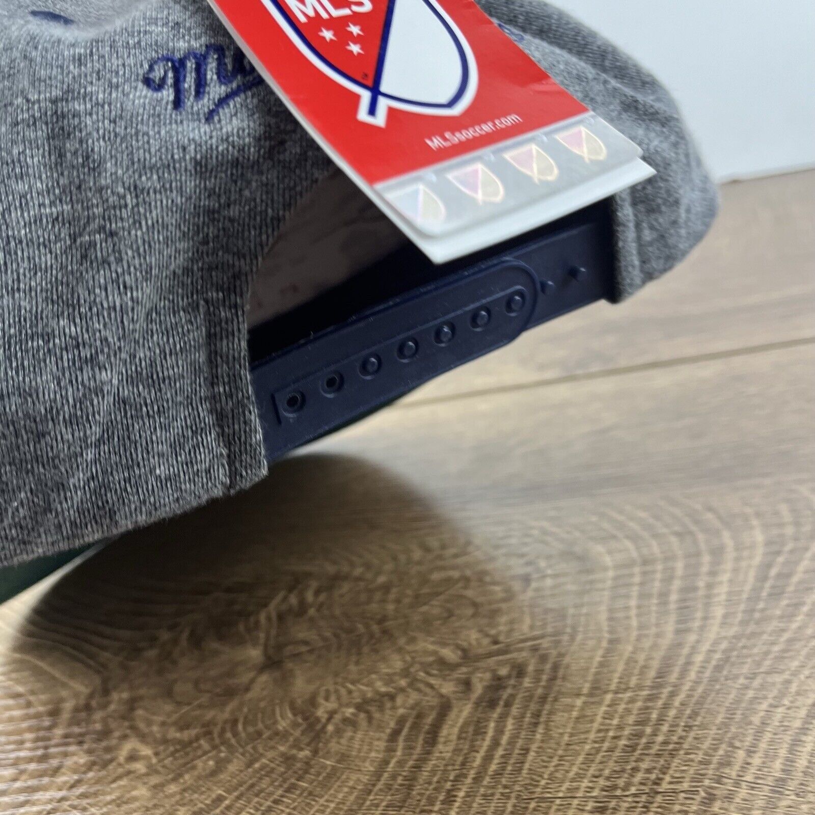 Mitchell & Ness New York City FC Hat Mitchell & Ness Hat Gray Cap Adjustable Size ONE SIZE - 9 Thumbnail