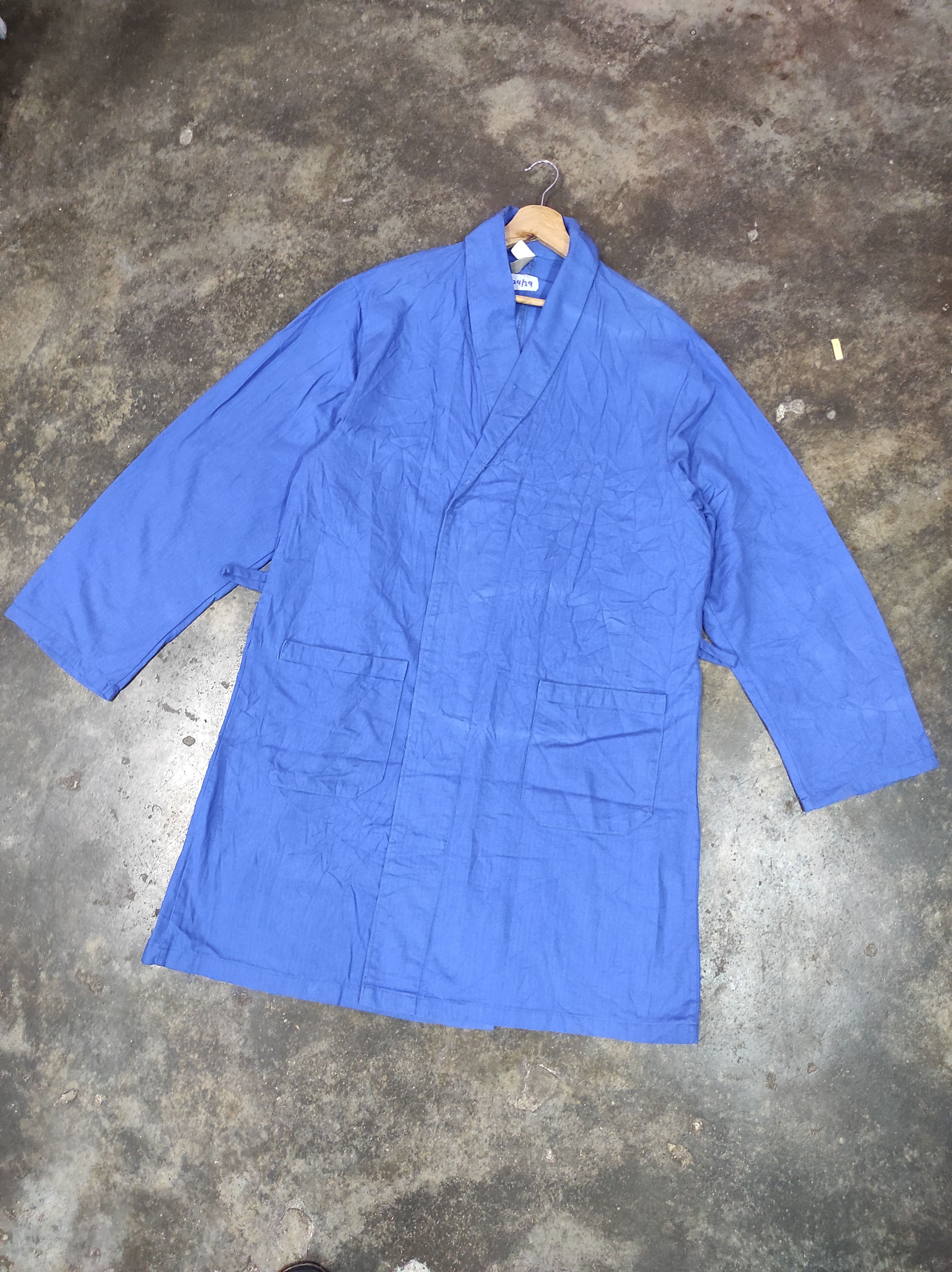 Indigo × Vintage 2 50 . 84 INDIGO BLUE OVERCOAT LONG JACKET Size US L / EU 52-54 / 3 - 1 Thumbnail