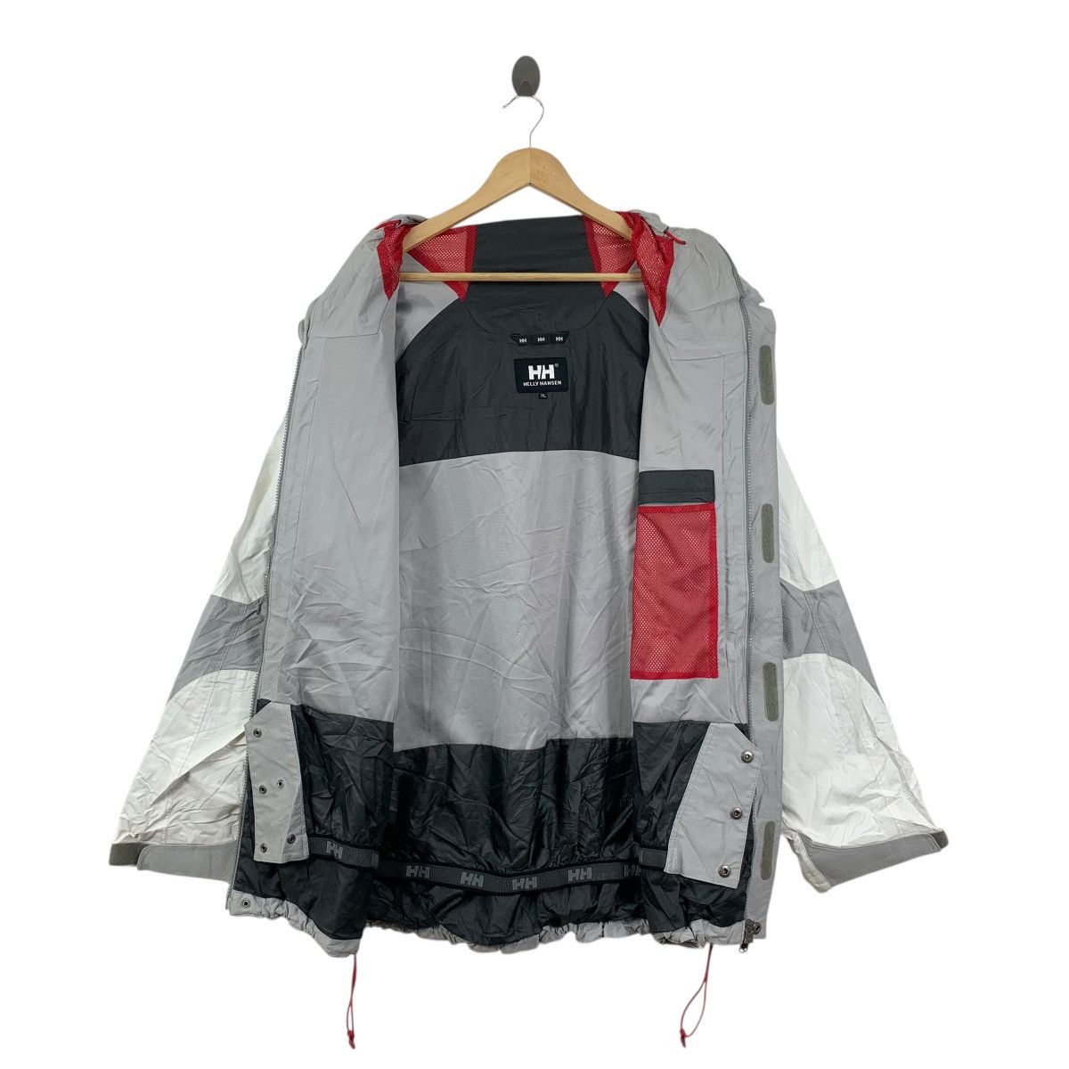 Helly Hansen Vintage HELLY HANSEN GORPCORE Technical Jacket Hoodie Size XL / US 12-14 / IT 48-50 - 7 Thumbnail