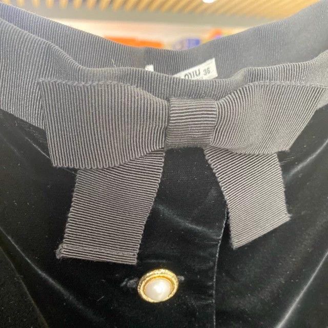 Miu Miu MIU MIU Bow Skirt 36 Size 25" / US 0 / IT 36 - 4 Thumbnail