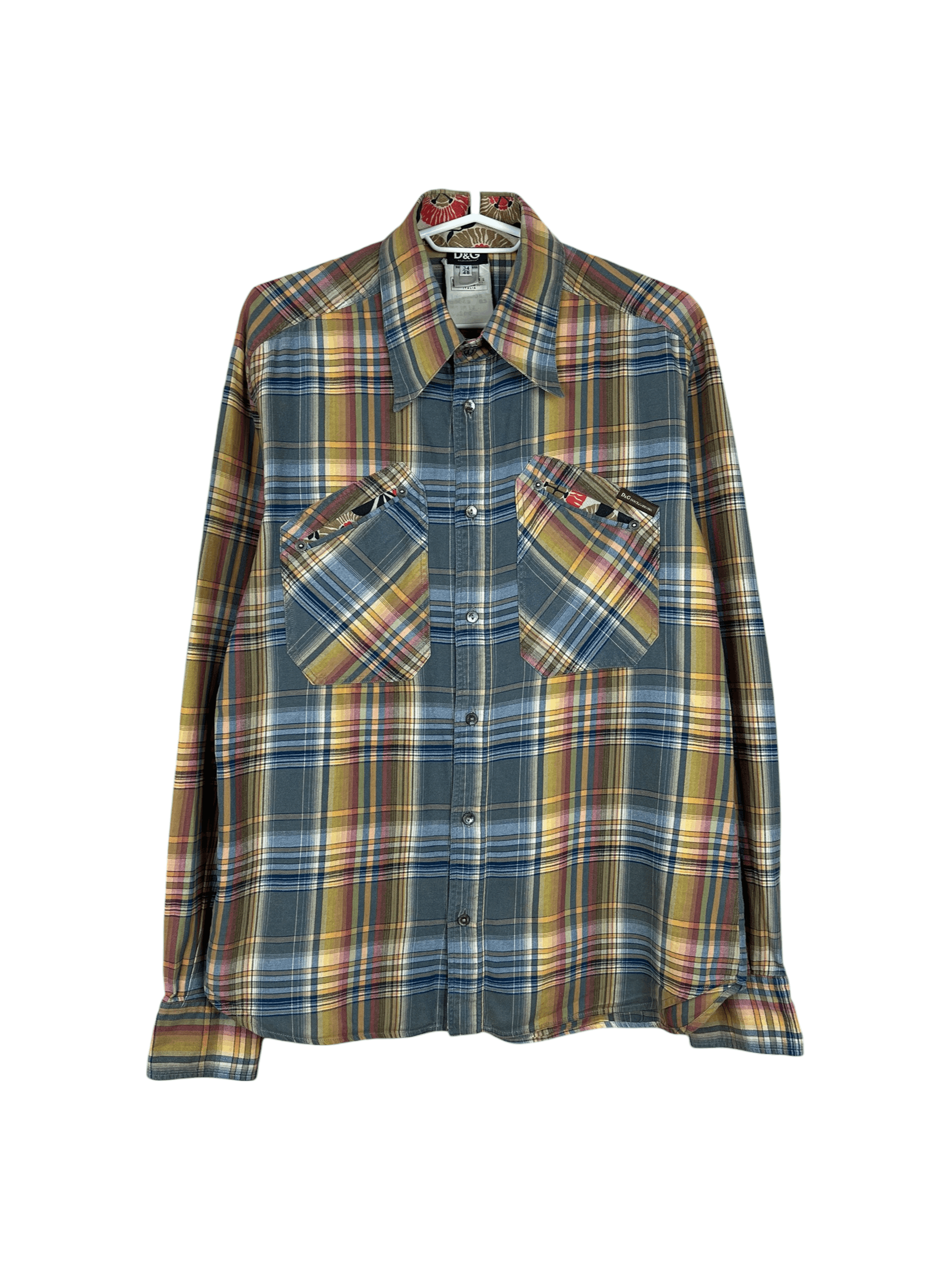 Dolce & Gabbana quilted shirt button ups vintage streetwear