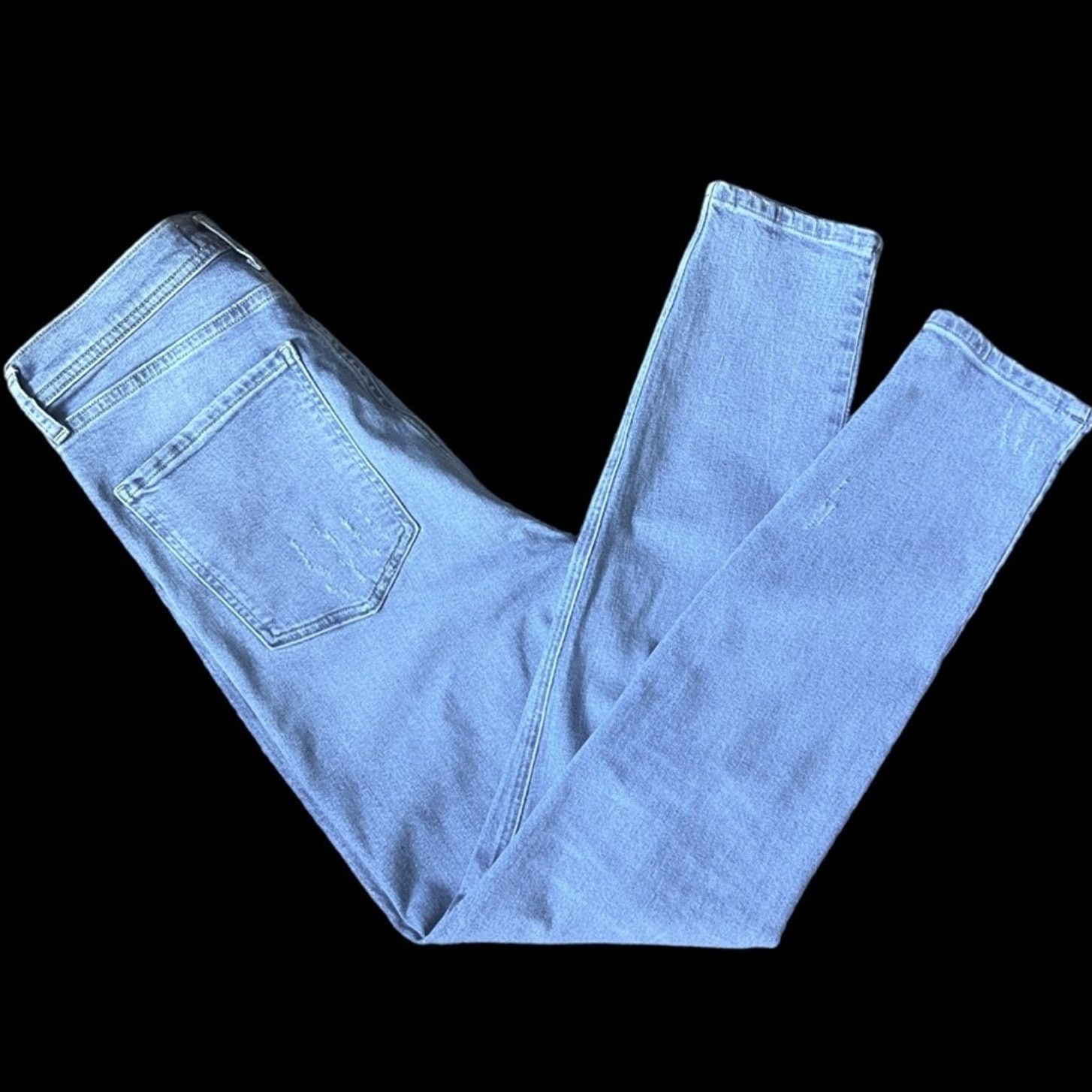 Agolde Agolde High Rise Skinny Blue Jeans | Size 27 Size 27" / US 4 / IT 40 - 2 Thumbnail