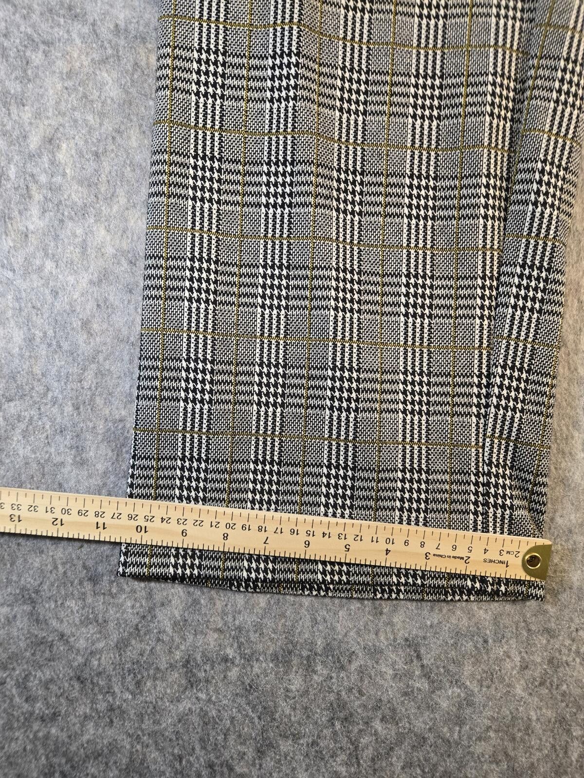 Other Plaid Mabel Pull-On Wide Leg Crop Pants Classic Preppy Quiet Size 32" / US 10 / IT 46 - 5 Thumbnail