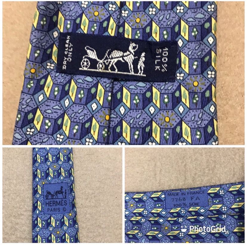 Burberry × Dior × Hermes (Hermes, Dior, and Burberrys) Combo tie luxury collection Size ONE SIZE - 9 Thumbnail