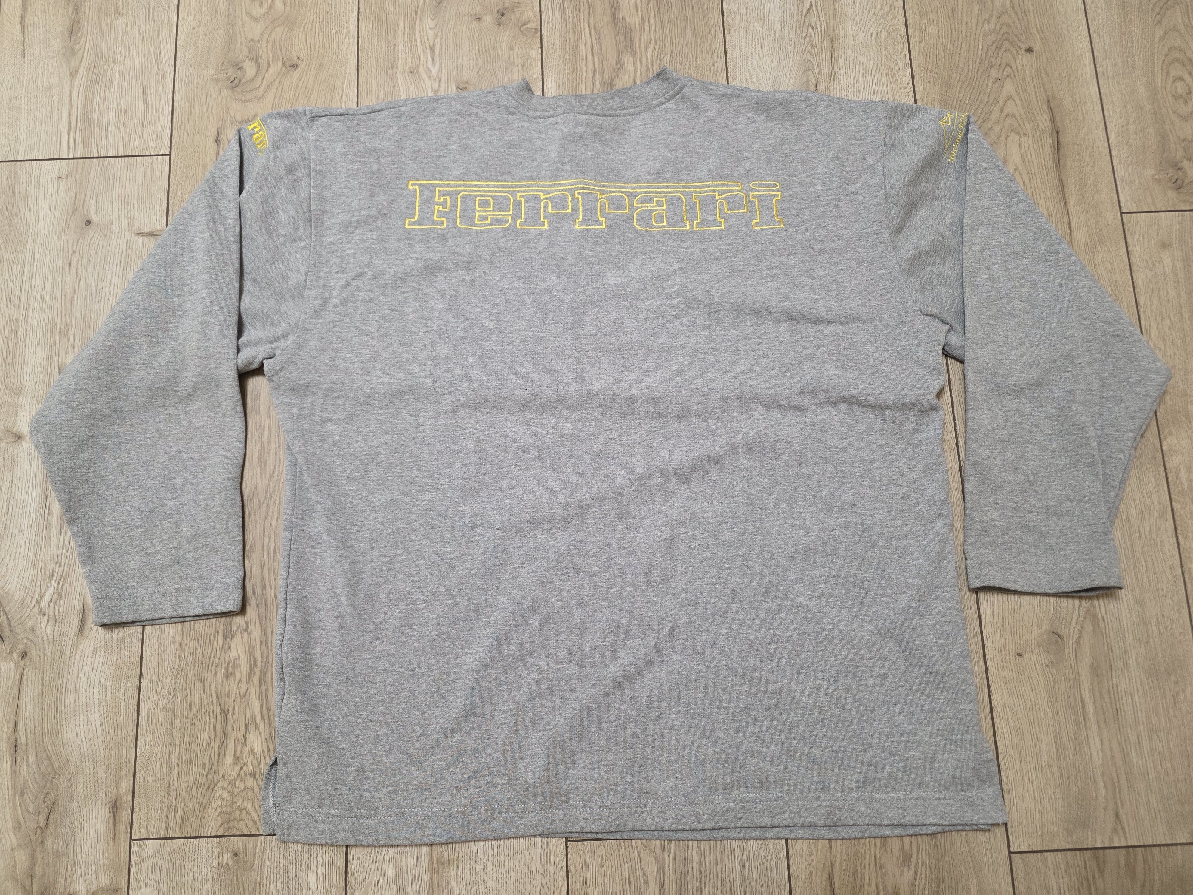 Ferrari VINTAGE FERRARI 90S SWEATSHIRT SCHUMACHER F1 SWEATSHIRT 90s Size US XL / EU 56 / 4 - 2 Thumbnail