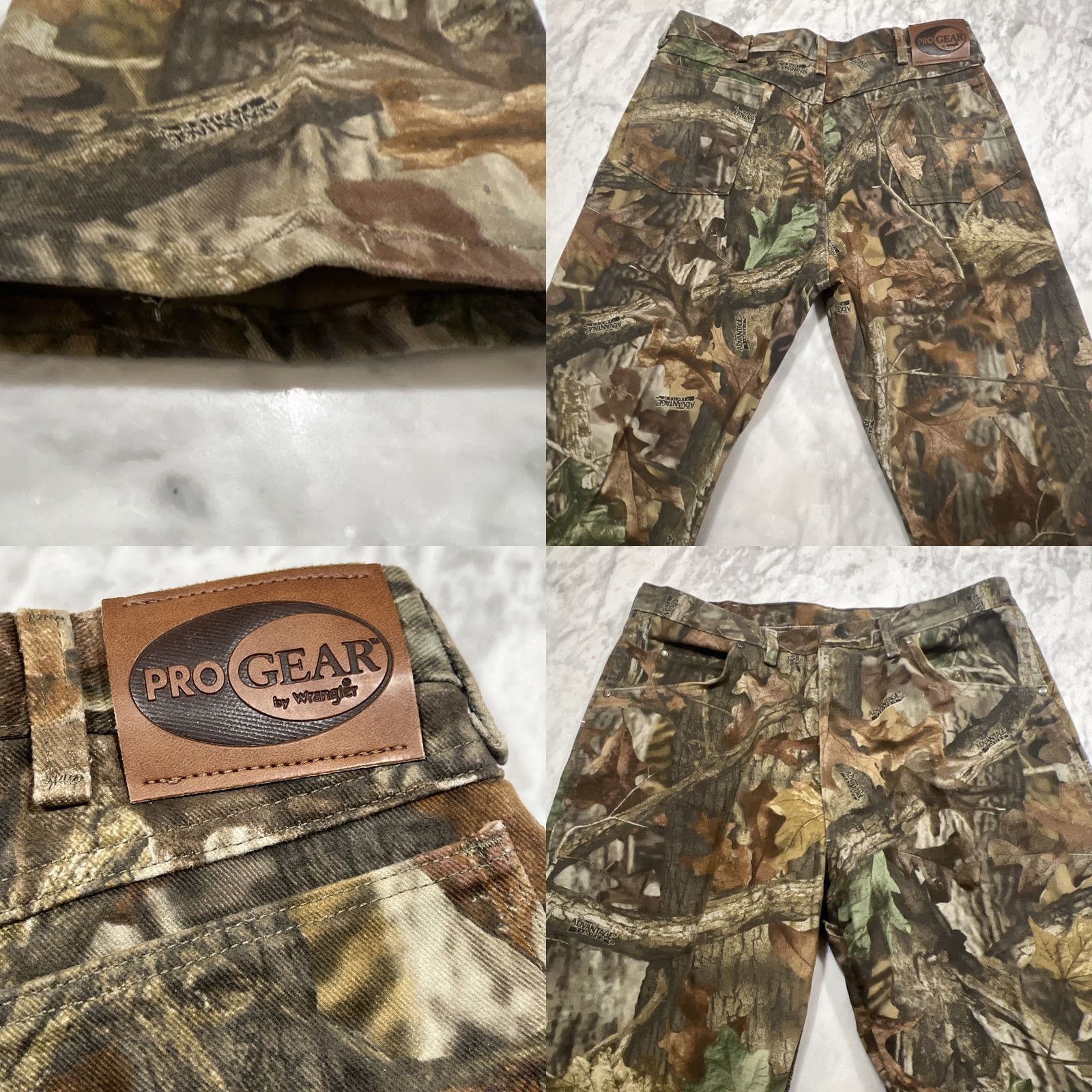 Wrangler Wrangler ProGear Jeans Mens 34x32 Beige Realtree Camo Straight Leg Hunting Pants Size US 34 / EU 50 - 8 Thumbnail