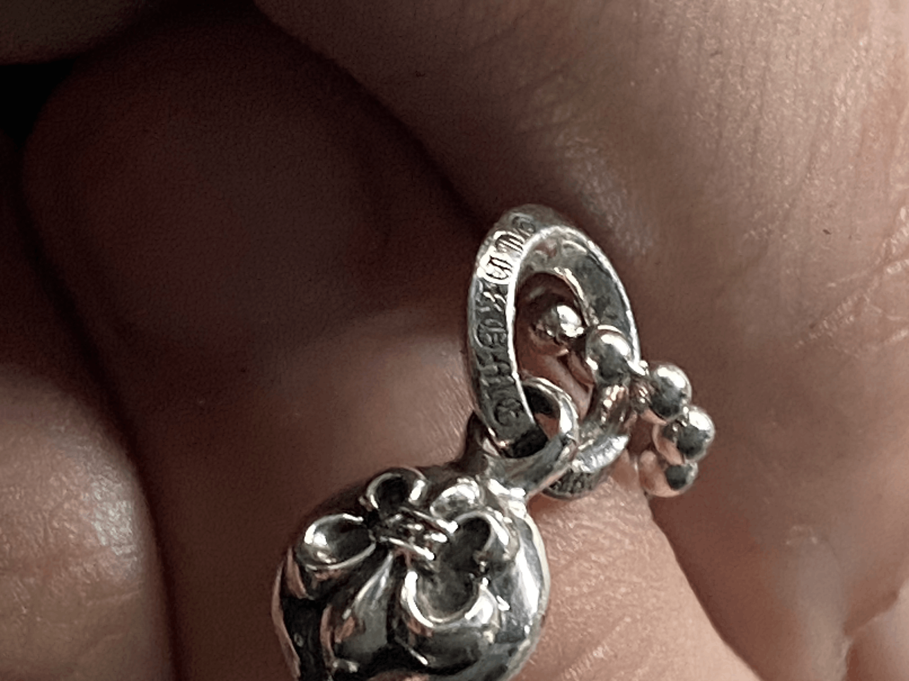 Chrome Hearts CHROME HEARTS One Ball BS Fleur Silver Necklace Size ONE SIZE - 4 Thumbnail