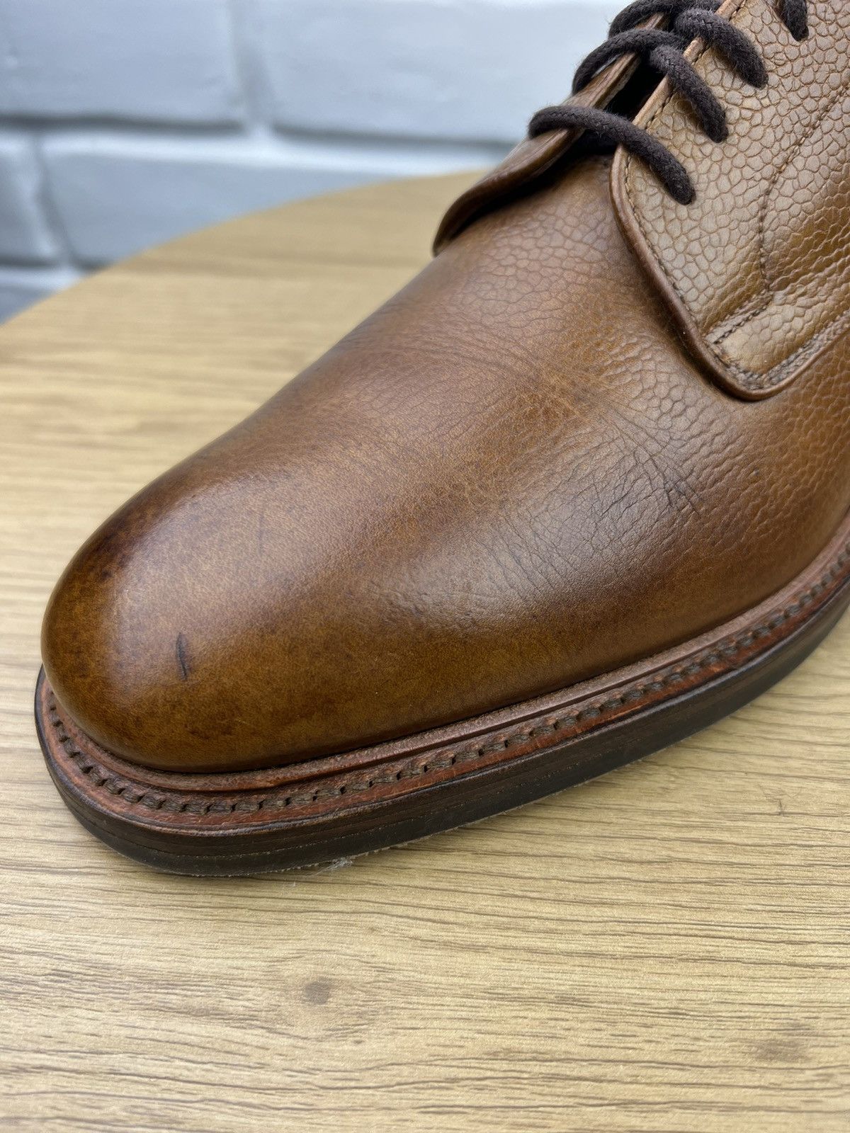 Loake LOAKE Derby Leather Shoes Lace Up Handmade in England Men’s Size US 9.5 / EU 42-43 - 12 Thumbnail