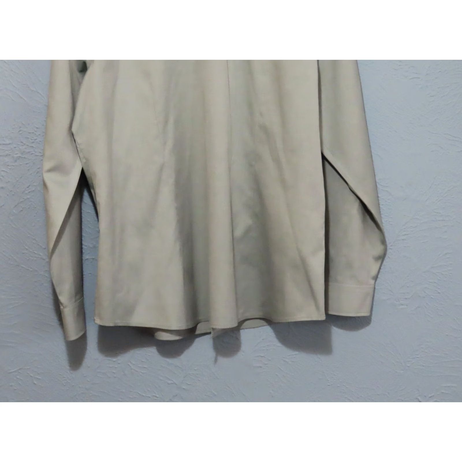Orvis Orvis Women's Button-Up Shirt Gray 20 Long Sleeve Collared 100% Cotton Plus Size Regular Fit Blouse Size 3XL / US 20-22 - 7 Thumbnail