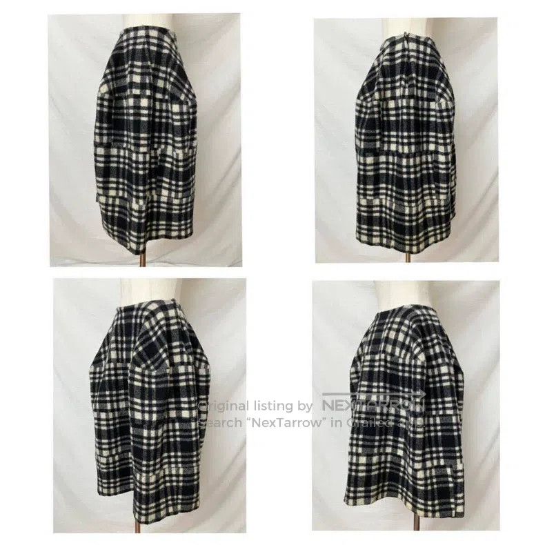 Comme des Garcons Comme Des Garcons size XS Black Plaid Skirt Size 23" - 7 Thumbnail