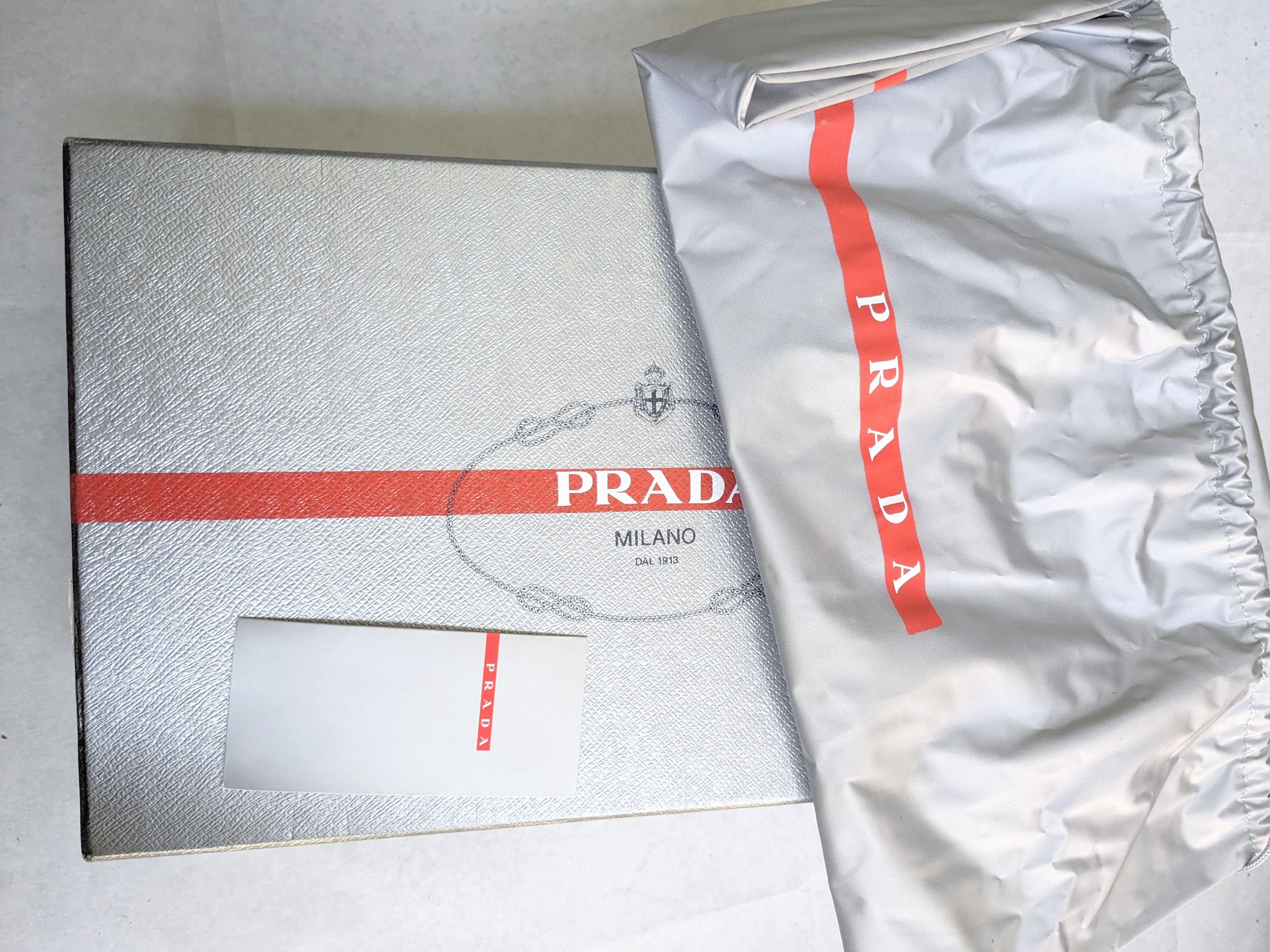 Prada Prada America's Cup Sneakers Red 9 Low Tops Leather Size US 9 / EU 42 - 21 Thumbnail