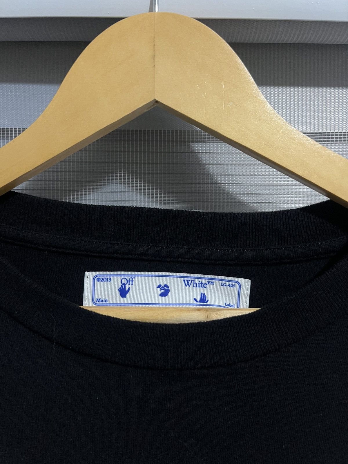 Off-White Off White Fw20 Cut Here Longsleeve Tshirt Size US S / EU 44-46 / 1 - 4 Thumbnail