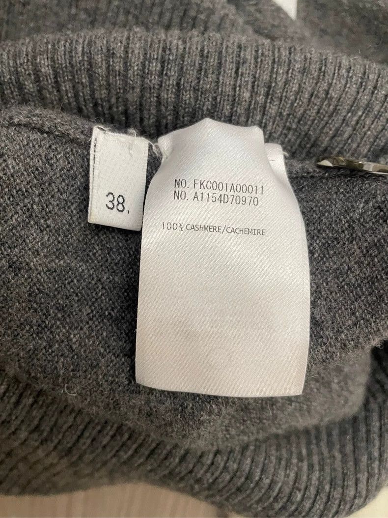 Thom Browne Thom Browne Dark grey cashmere sweater Size XS / US 0-2 / IT 36-38 - 5 Thumbnail