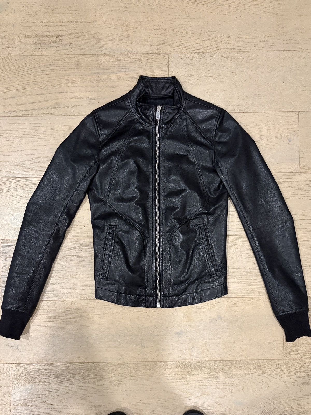Rick Owens Intarsia Leather Jacket