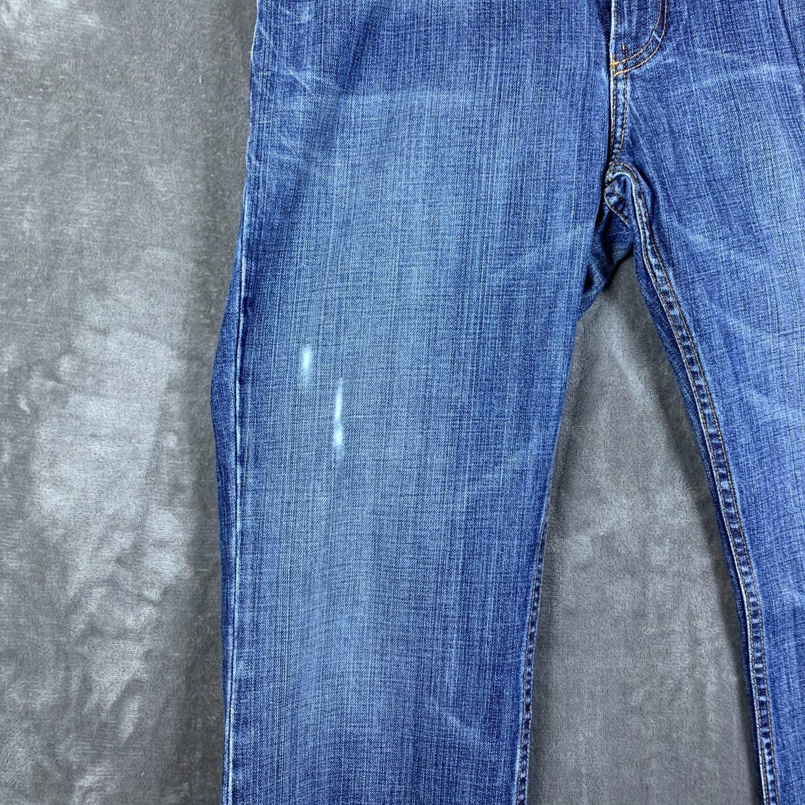 Designer Vintage Penguin Jeans 34x29 Bootcut Raw Hem White Patch (338 Size US 34 / EU 50 - 3 Thumbnail