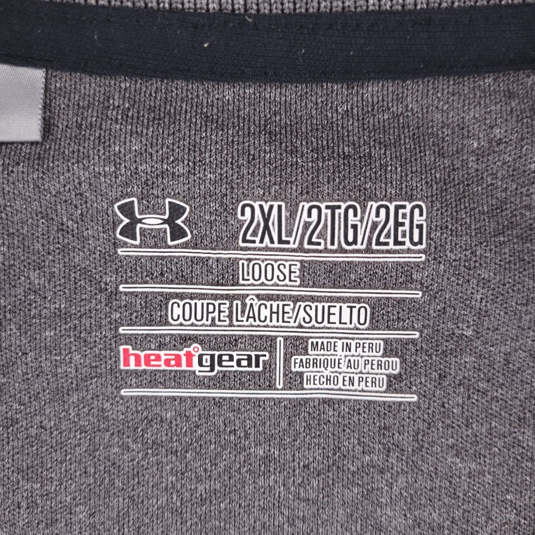 Under Armour Under Armour Polo Shirt Mens 2XL Gray Golf Performance Stretch Short Sleeve Size US XXL / EU 58 / 5 - 3 Thumbnail